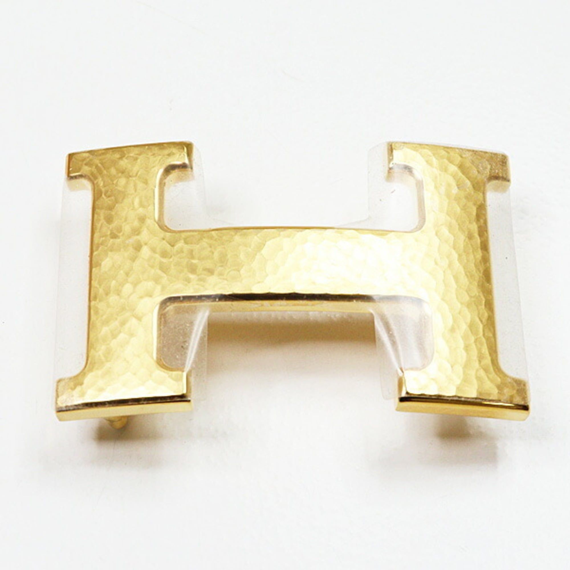 Hermes Hermes belt buckle "H" Maltre & leather (kit) 32 calfskin 135 Togo black/gold with W stamp, unused. Size ONE SIZE - 5 Thumbnail