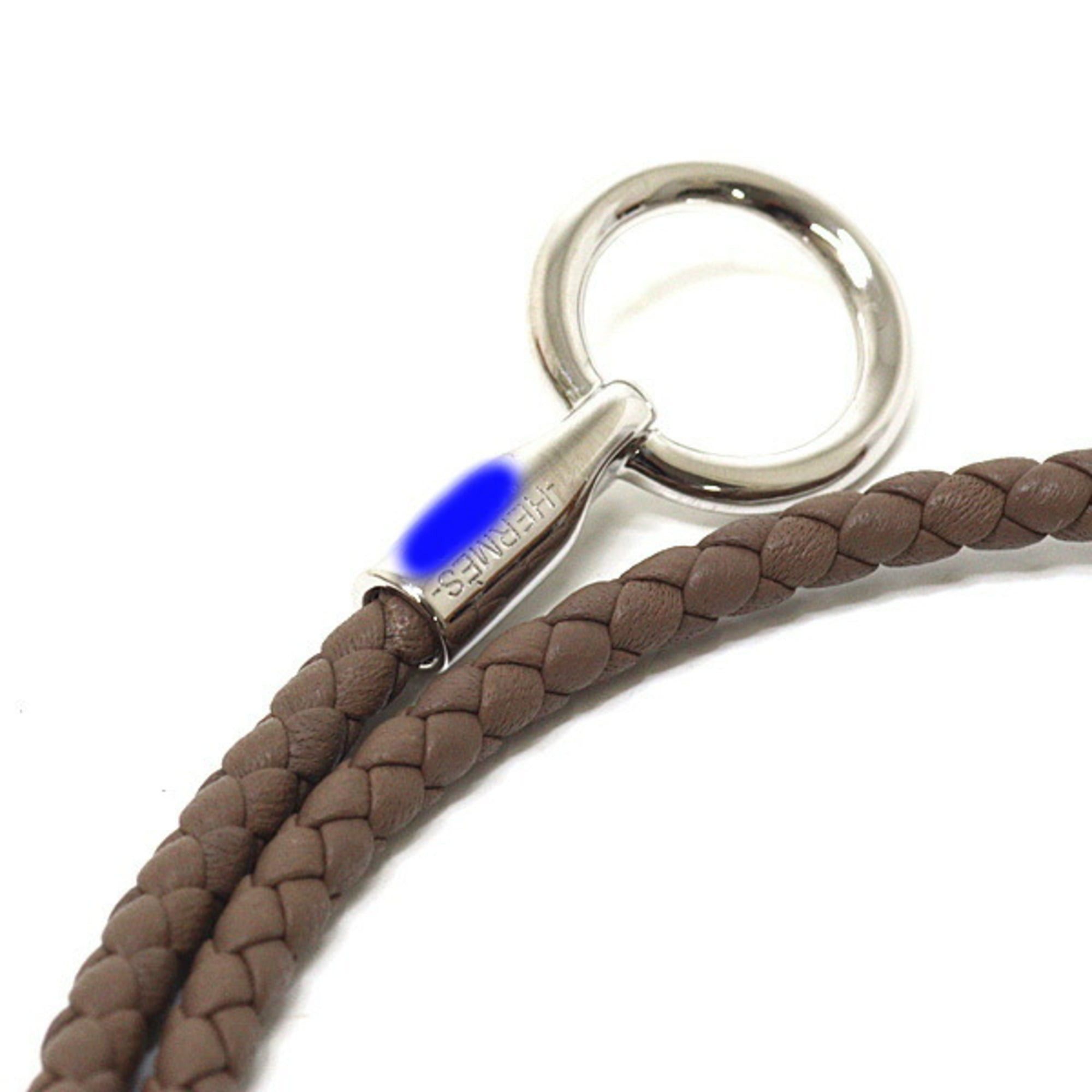 Hermes Hermes Leather Bracelet Glenan Double Tour Etoupe Size ONE SIZE - 4 Thumbnail