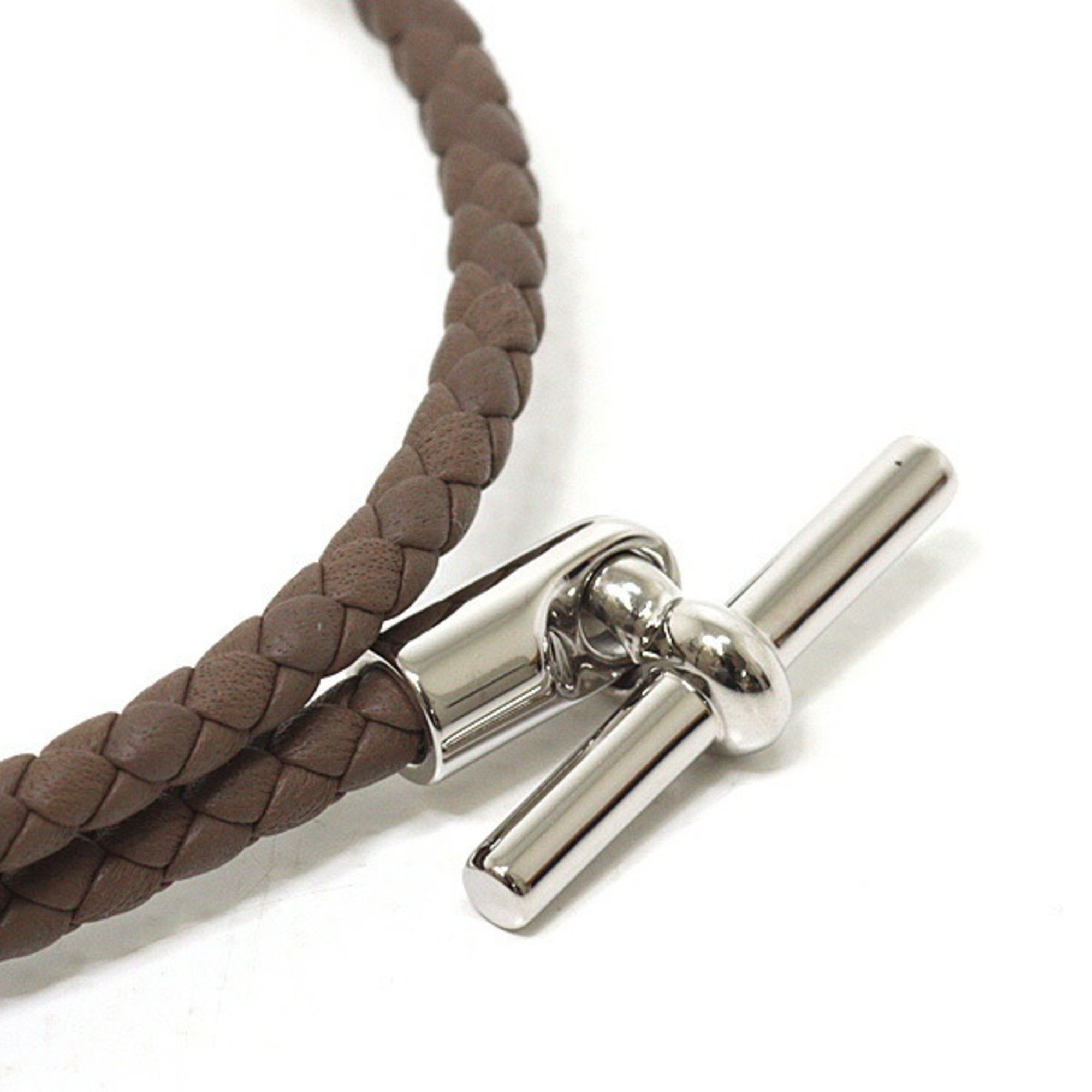 Hermes Hermes Leather Bracelet Glenan Double Tour Etoupe Size ONE SIZE - 5 Thumbnail