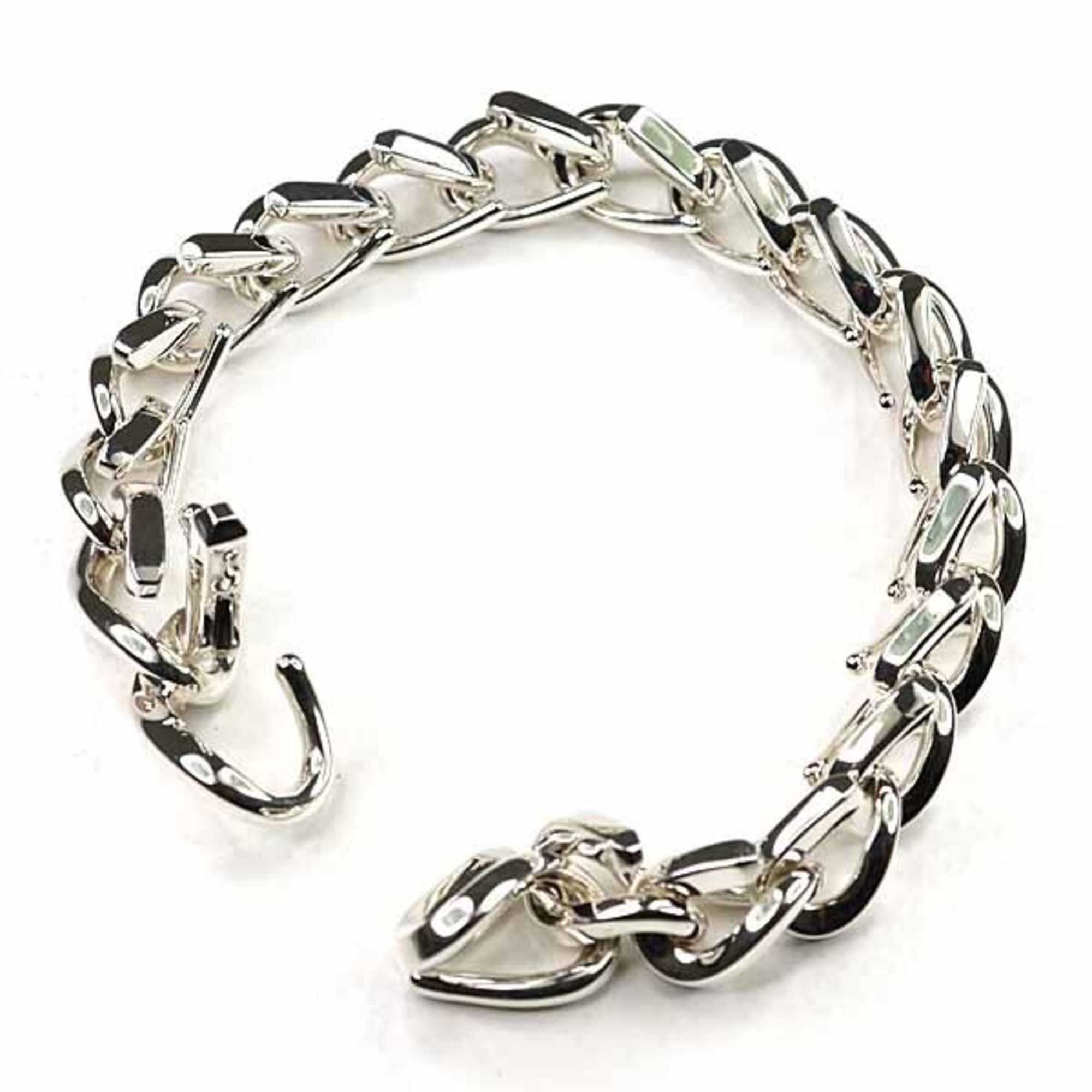Tiffany & Co. TIFFANY&Co. Tiffany Forge Medium Link Bracelet 72548507 High Polish Sterling Silver Ag925 A Size ONE SIZE - 3 Thumbnail