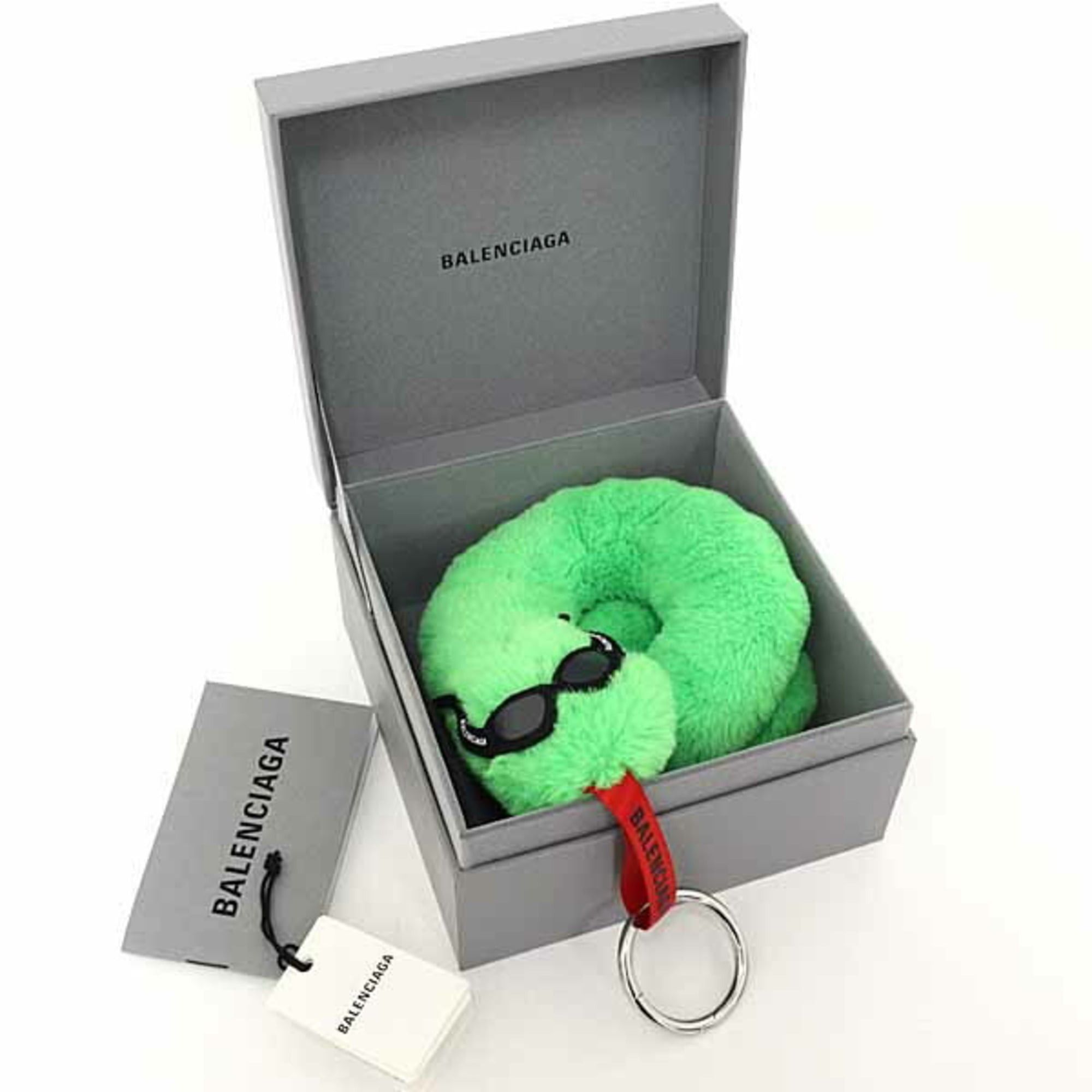 Balenciaga Balenciaga Snake Keyring Keychain Bag Charm Green Size ONE SIZE - 2 Thumbnail