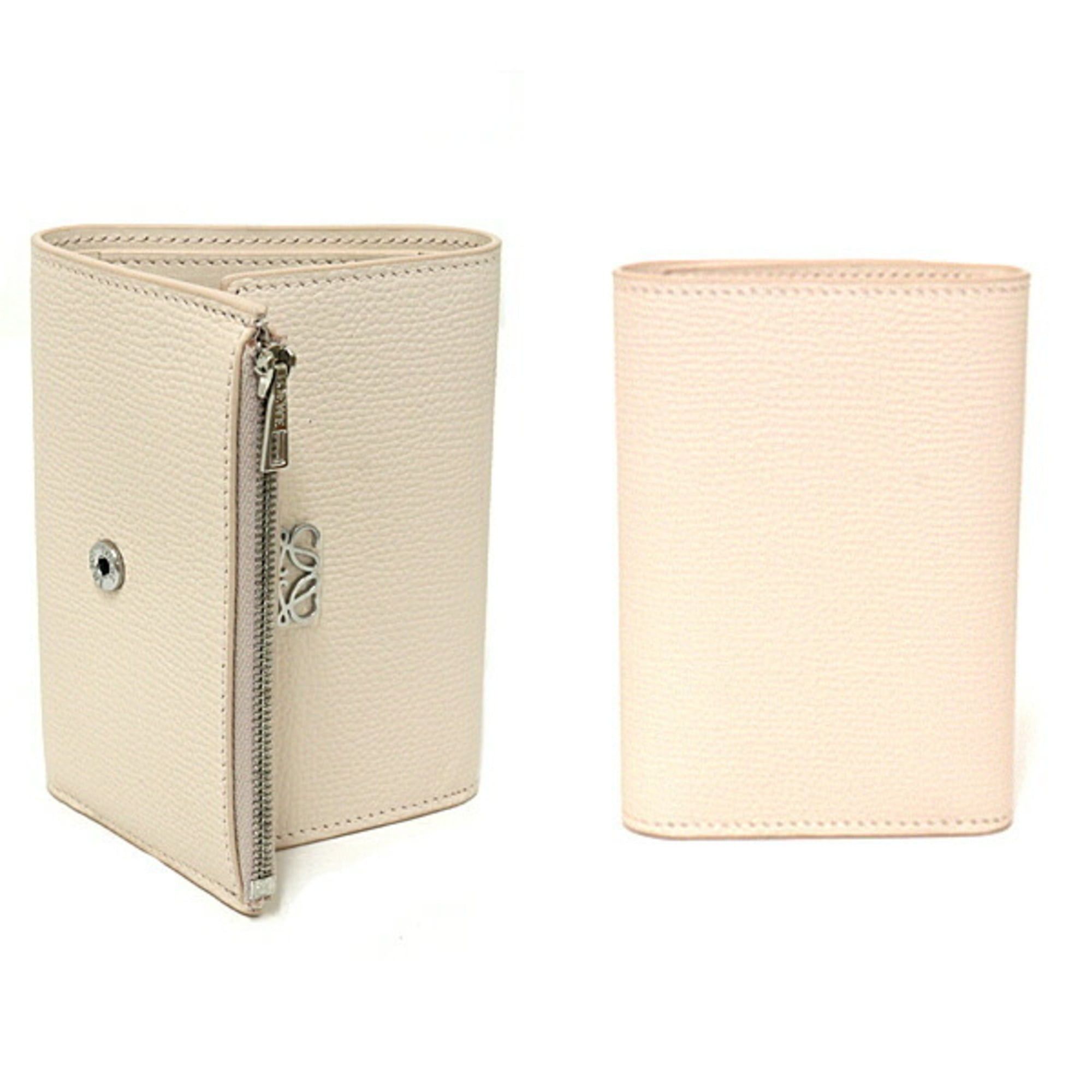 Loewe Loewe Anagram Vertical Wallet Small Pebble Grain Calf Tri-fold C821S33X12 TALCO Unused Size ONE SIZE - 5 Thumbnail