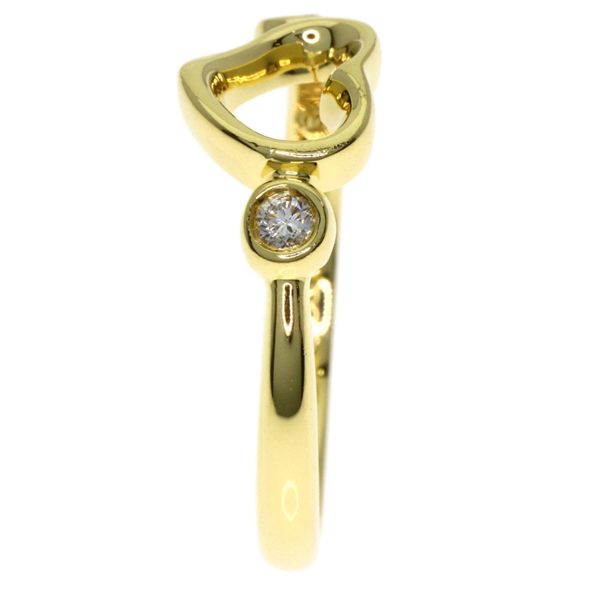 Tiffany & Co. Tiffany & Co. Open Heart Diamond Ring, 18K Yellow Gold, Women's. Size ONE SIZE - 3 Thumbnail