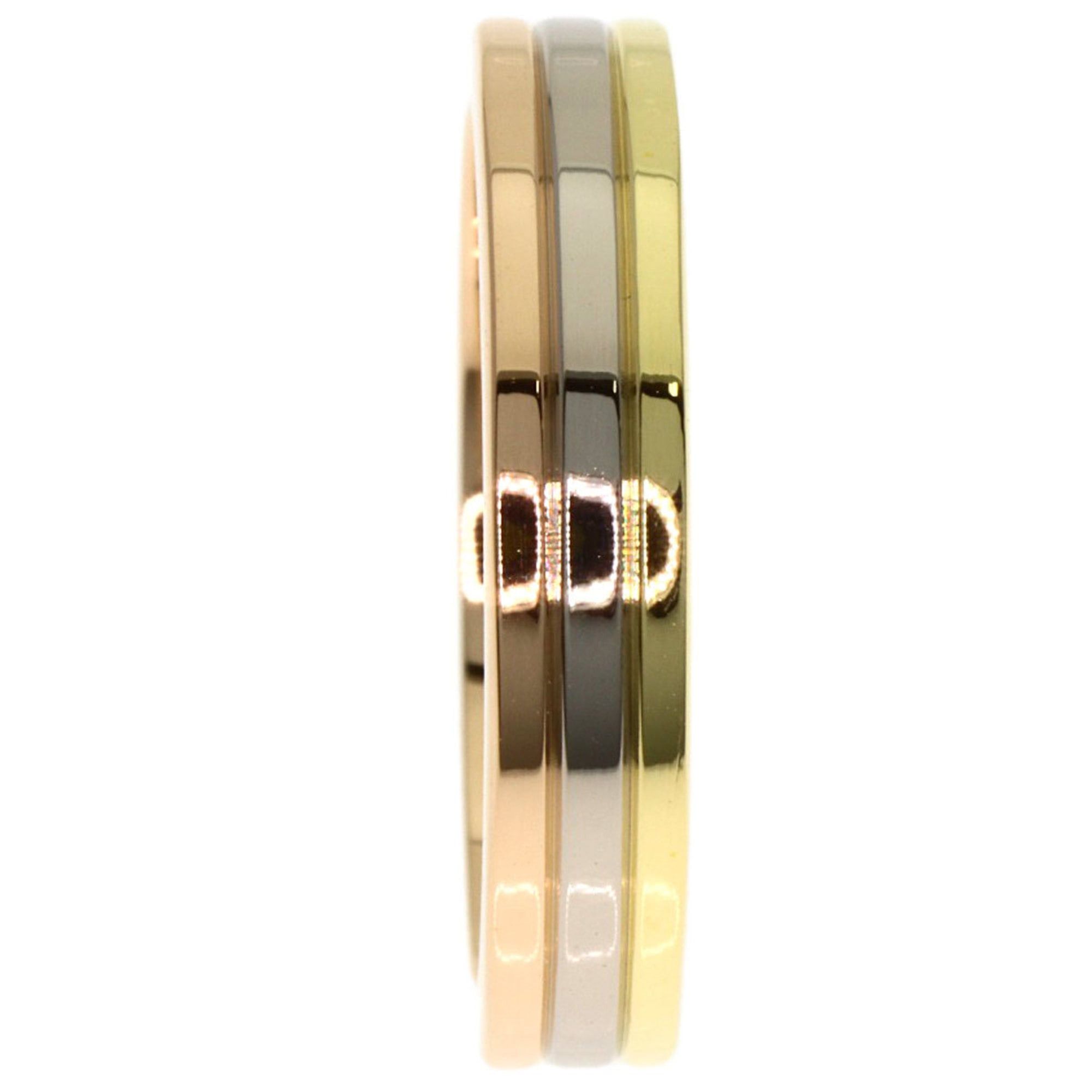 Cartier Cartier Three-Color #47 Ring - 18K Yellow Gold/18K White Pink Gold Women's CARTIER Size ONE SIZE - 3 Thumbnail
