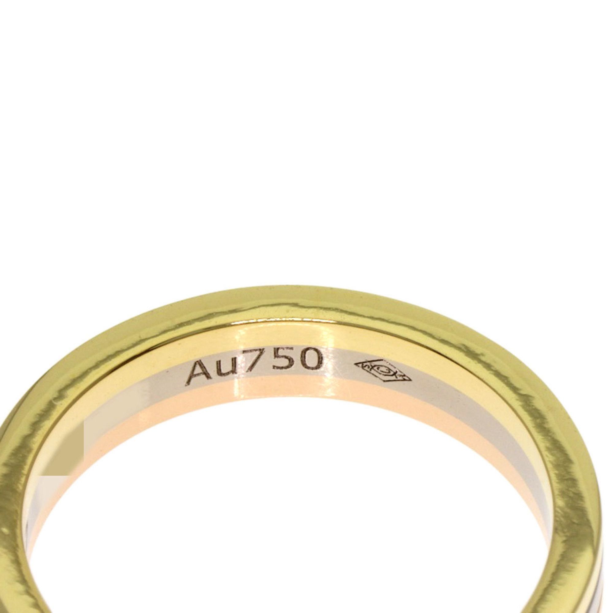 Cartier Cartier Three-Color #47 Ring - 18K Yellow Gold/18K White Pink Gold Women's CARTIER Size ONE SIZE - 5 Thumbnail