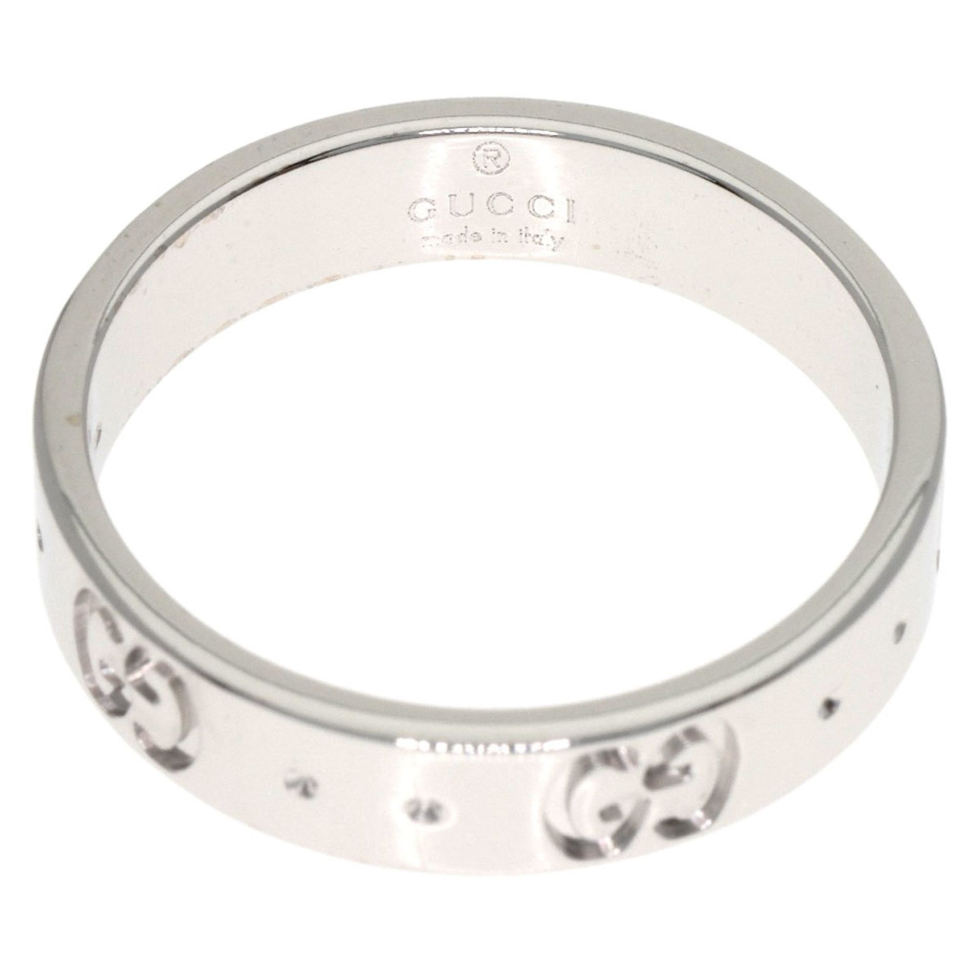 Gucci Gucci Icon #10 Ring - 18K White Gold Women's GUCCI Size ONE SIZE - 4 Thumbnail