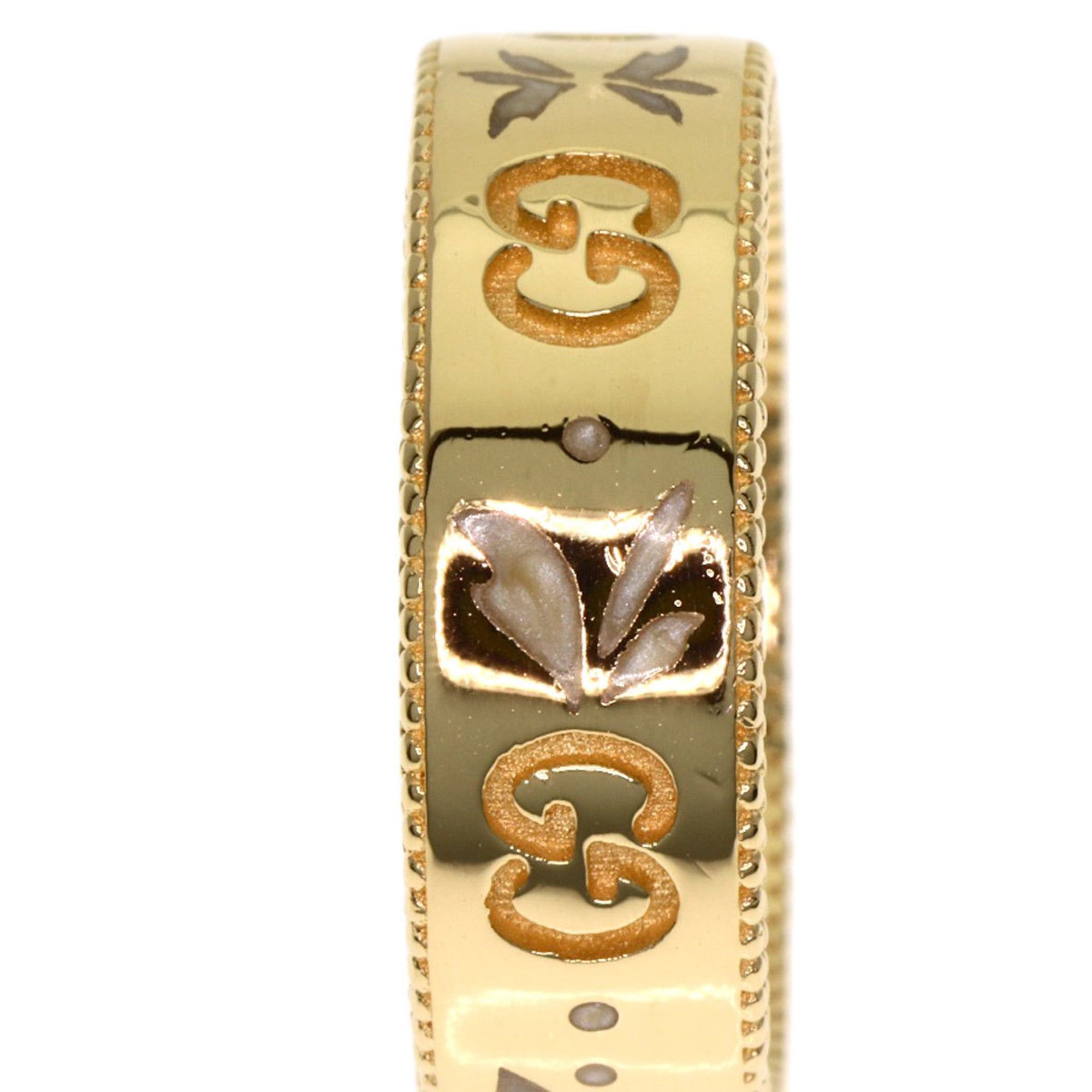 Gucci Gucci Icon Bloom Ring - 18K Yellow Gold Women's GUCCI Size ONE SIZE - 8 Thumbnail