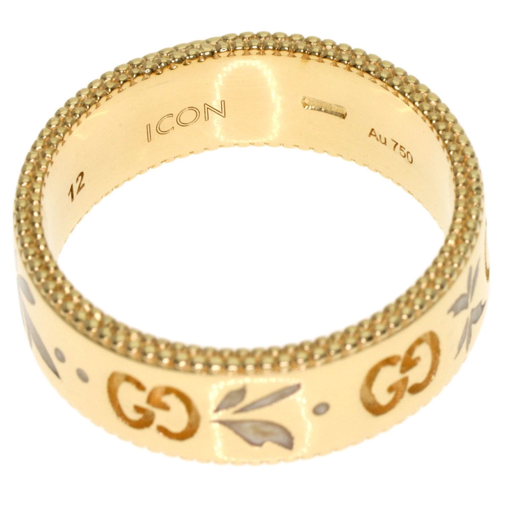 Gucci Gucci Icon Bloom Ring - 18K Yellow Gold Women's GUCCI Size ONE SIZE - 4 Thumbnail