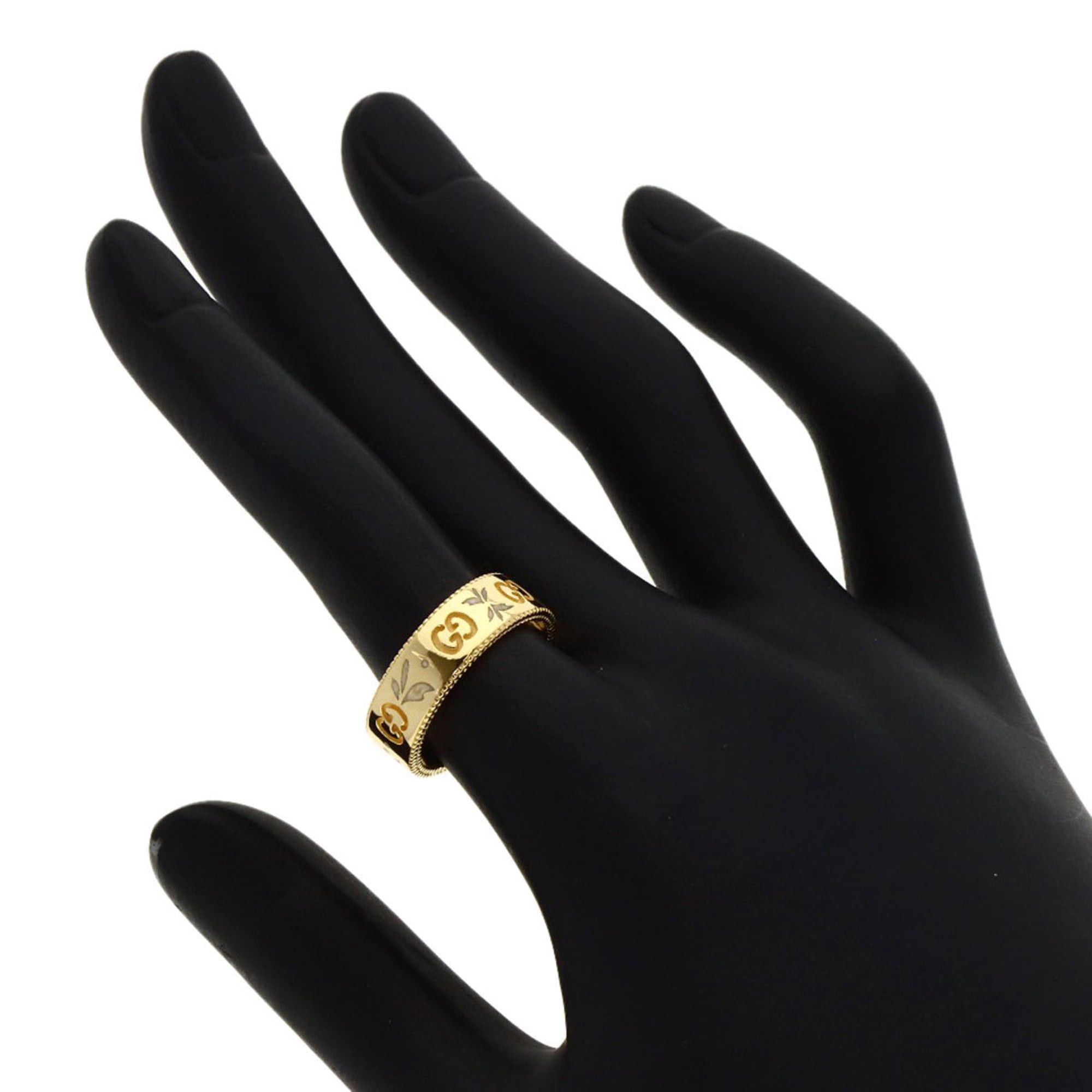 Gucci Gucci Icon Bloom Ring - 18K Yellow Gold Women's GUCCI Size ONE SIZE - 6 Thumbnail