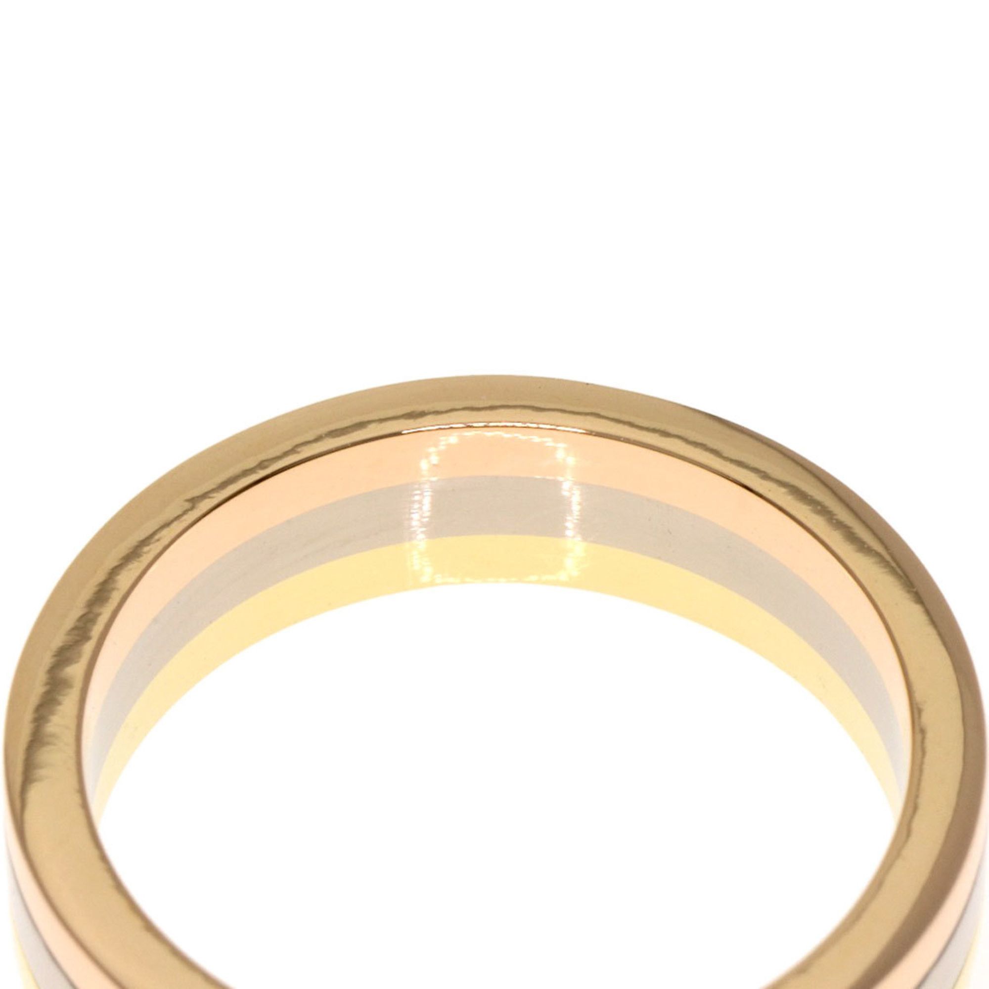 Cartier Cartier Three-Color Ring #48, 18K Yellow Gold/18K White Pink Gold, Women's. Size ONE SIZE - 9 Thumbnail