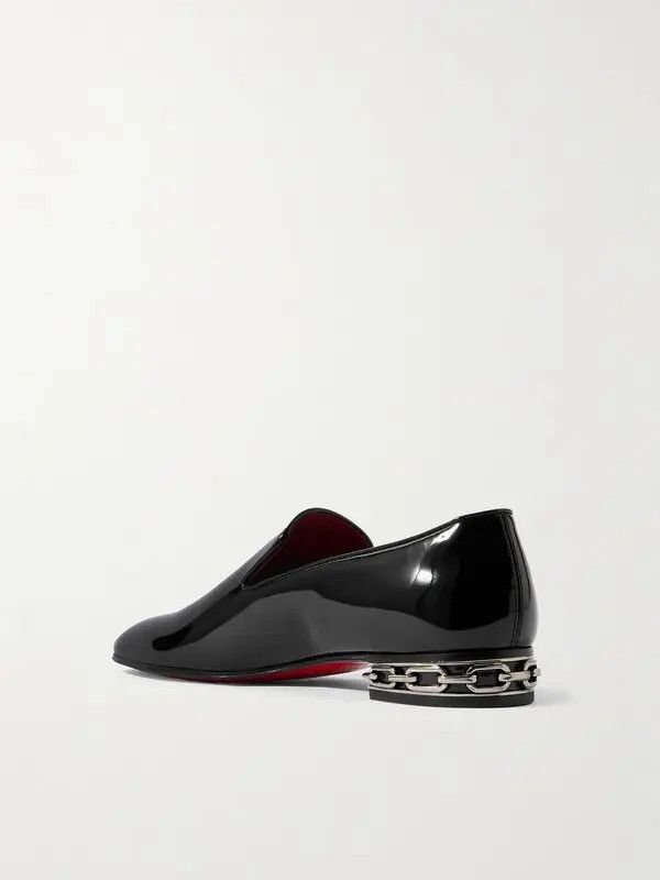 Christian Louboutin Dandy Patent-Leather Loafers Size US 10 / EU 43 - 2 Thumbnail