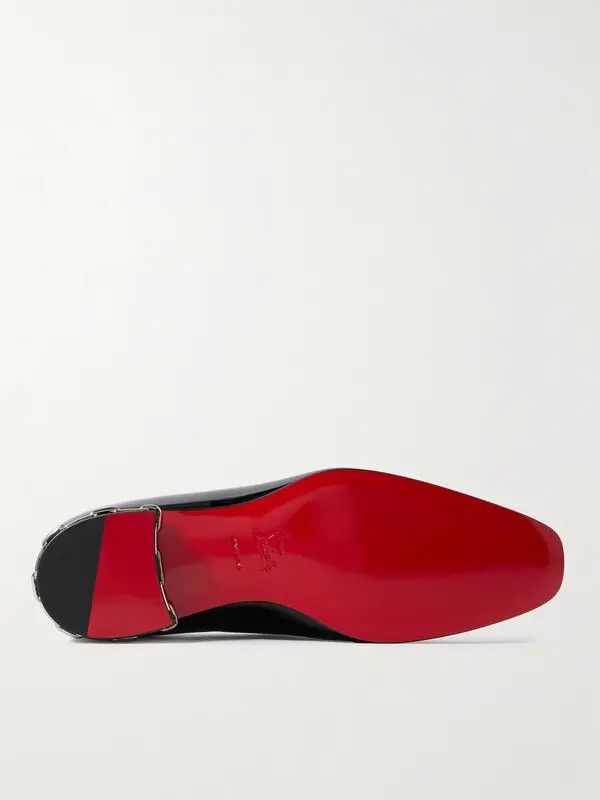 Christian Louboutin Dandy Patent-Leather Loafers Size US 13 / EU 46 - 4 Thumbnail