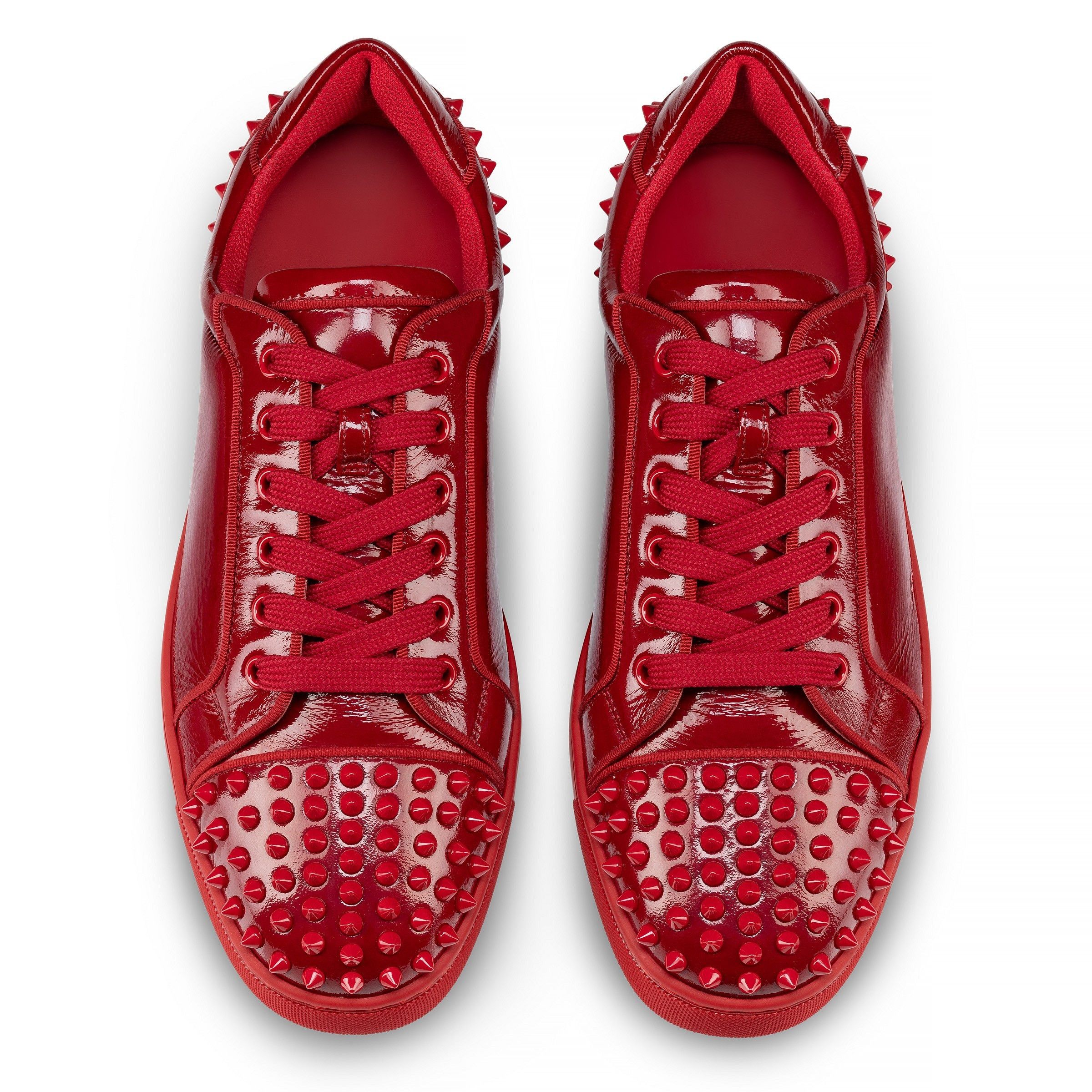 Christian Louboutin Seavaste 2 Patent Leather Low-Top Sneakers Size US 12 / EU 45 - 3 Thumbnail