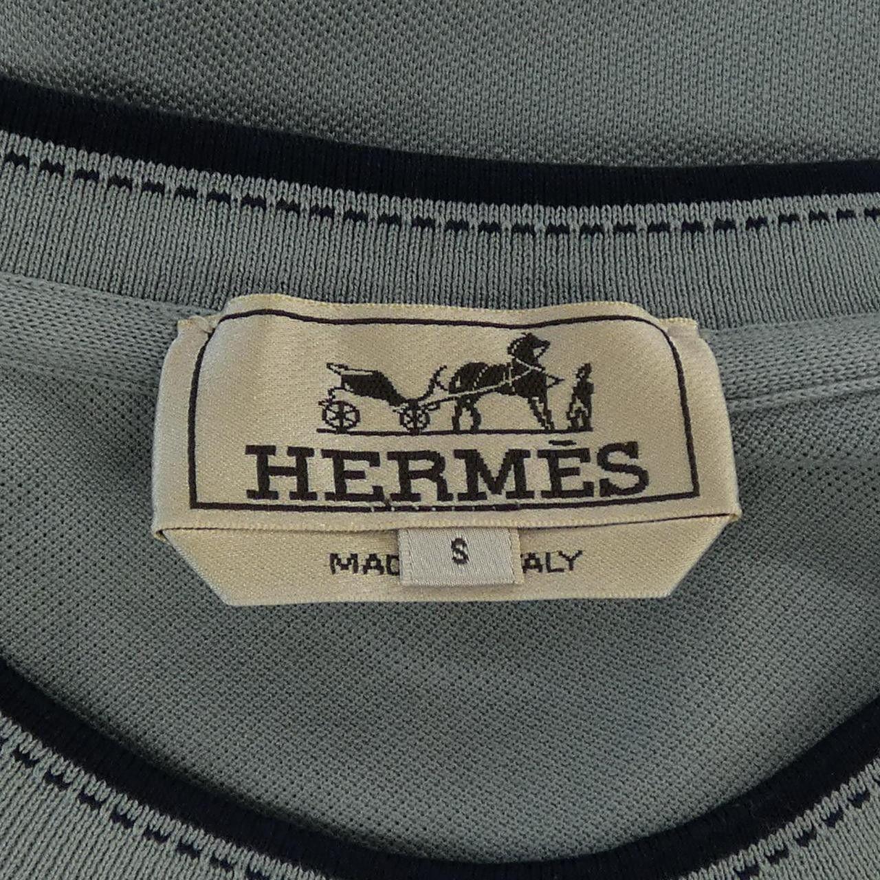 Hermes Hermes Hermes Cotton T Shirt S Textile T-Shirts DUTY FREE for USA Size ONE SIZE - 4 Thumbnail