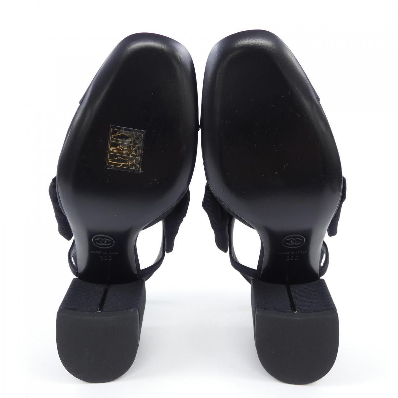 Chanel Chanel Chanel Grogren Lambskin Pumps Leather Shoes G45307X05912 DUTY FREE for USA Size ONE SIZE - 4 Thumbnail
