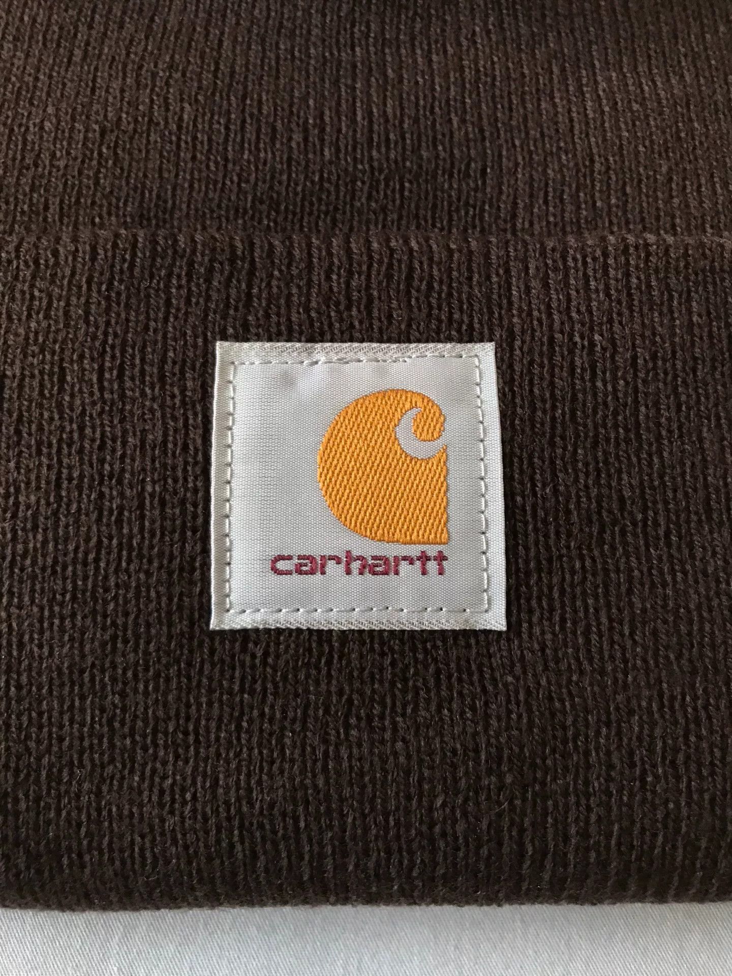 Carhartt Carhartt A18 DKB Brown Knit Beanie Size ONE SIZE - 5 Thumbnail