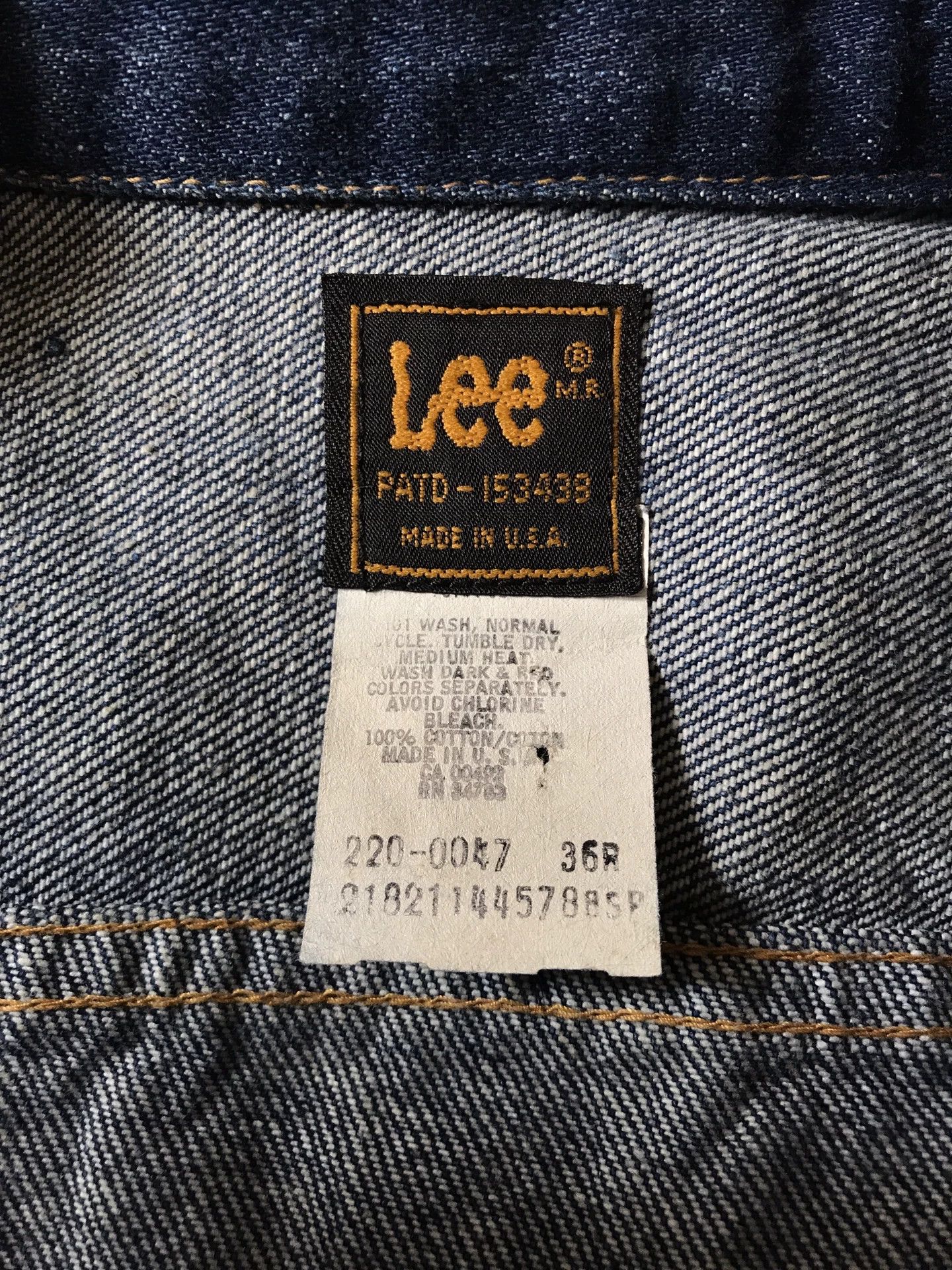 Lee 80s Lee 220 Rider Jacket 36 Size US M / EU 48-50 / 2 - 9 Thumbnail