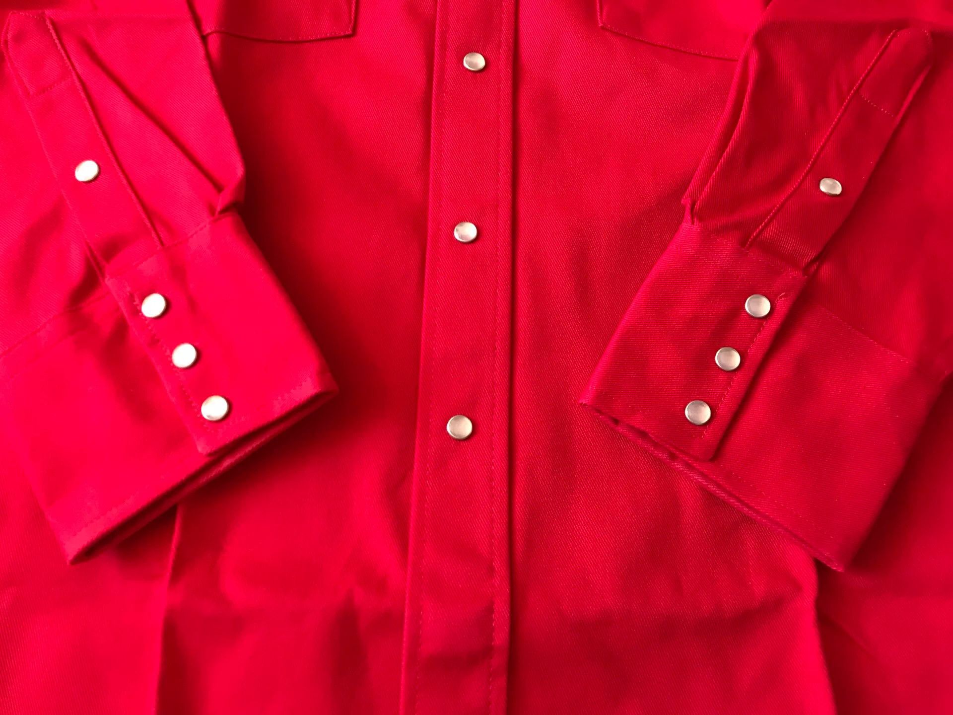 Carhartt Carhartt S01 Red Western Shirt 16×35 Size US M / EU 48-50 / 2 - 5 Thumbnail