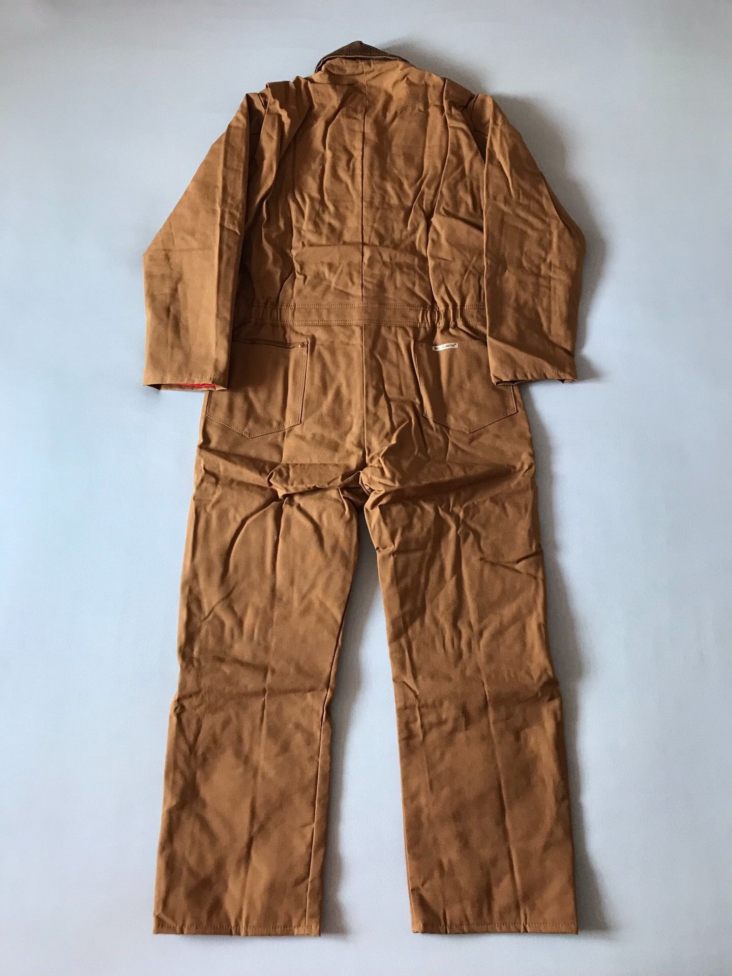 Walls 1980s USA Walls Brown Quilted Canvas Coverall Size US 31 - 2 Thumbnail