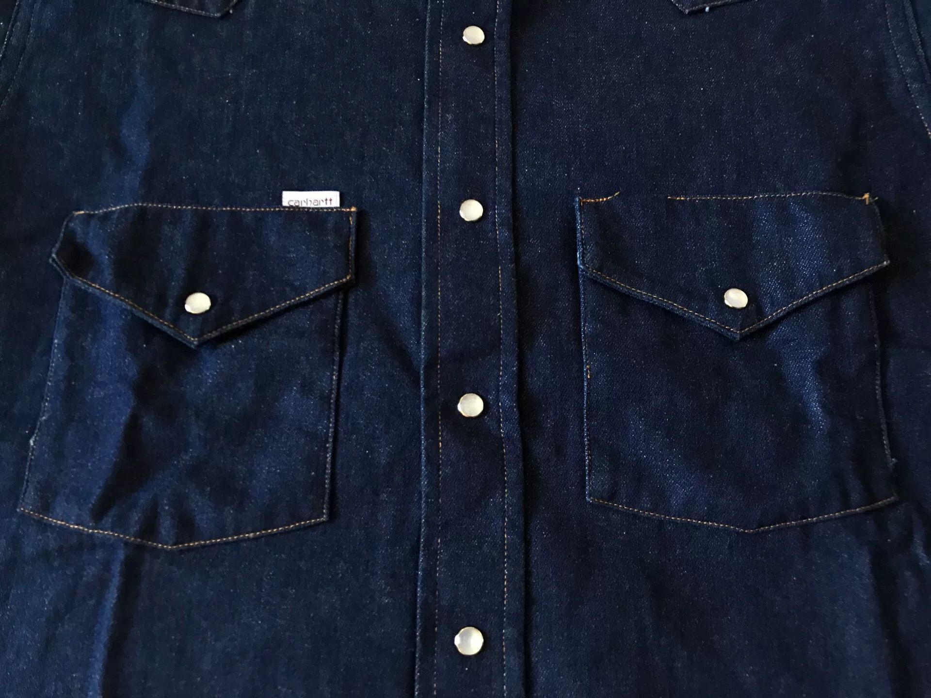 Carhartt 90s Carhartt SU008 Western Denim Shirt Size US M / EU 48-50 / 2 - 6 Thumbnail