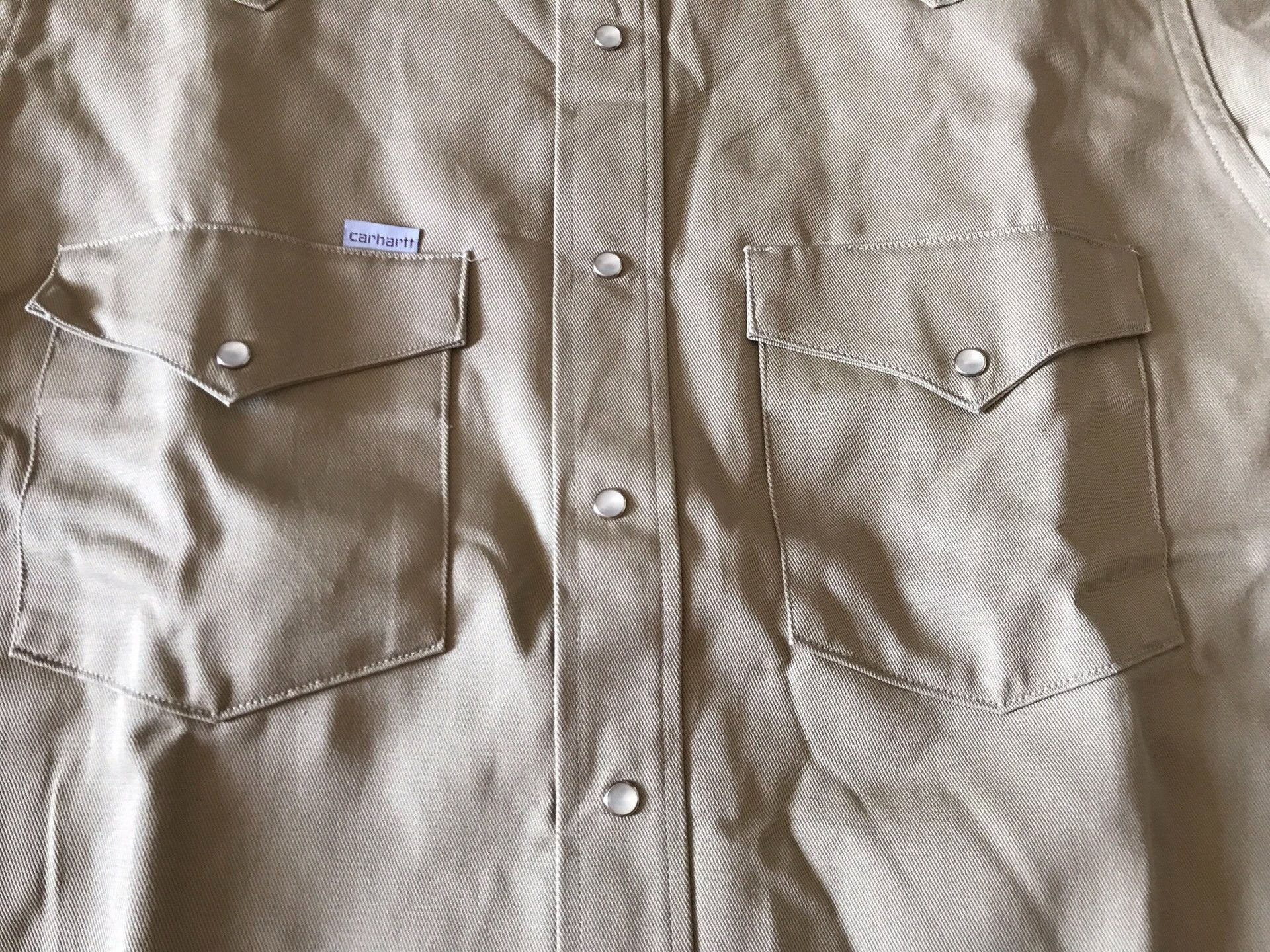 Carhartt Carhartt SU009 Khaki Western Shirt Size US M / EU 48-50 / 2 - 4 Thumbnail