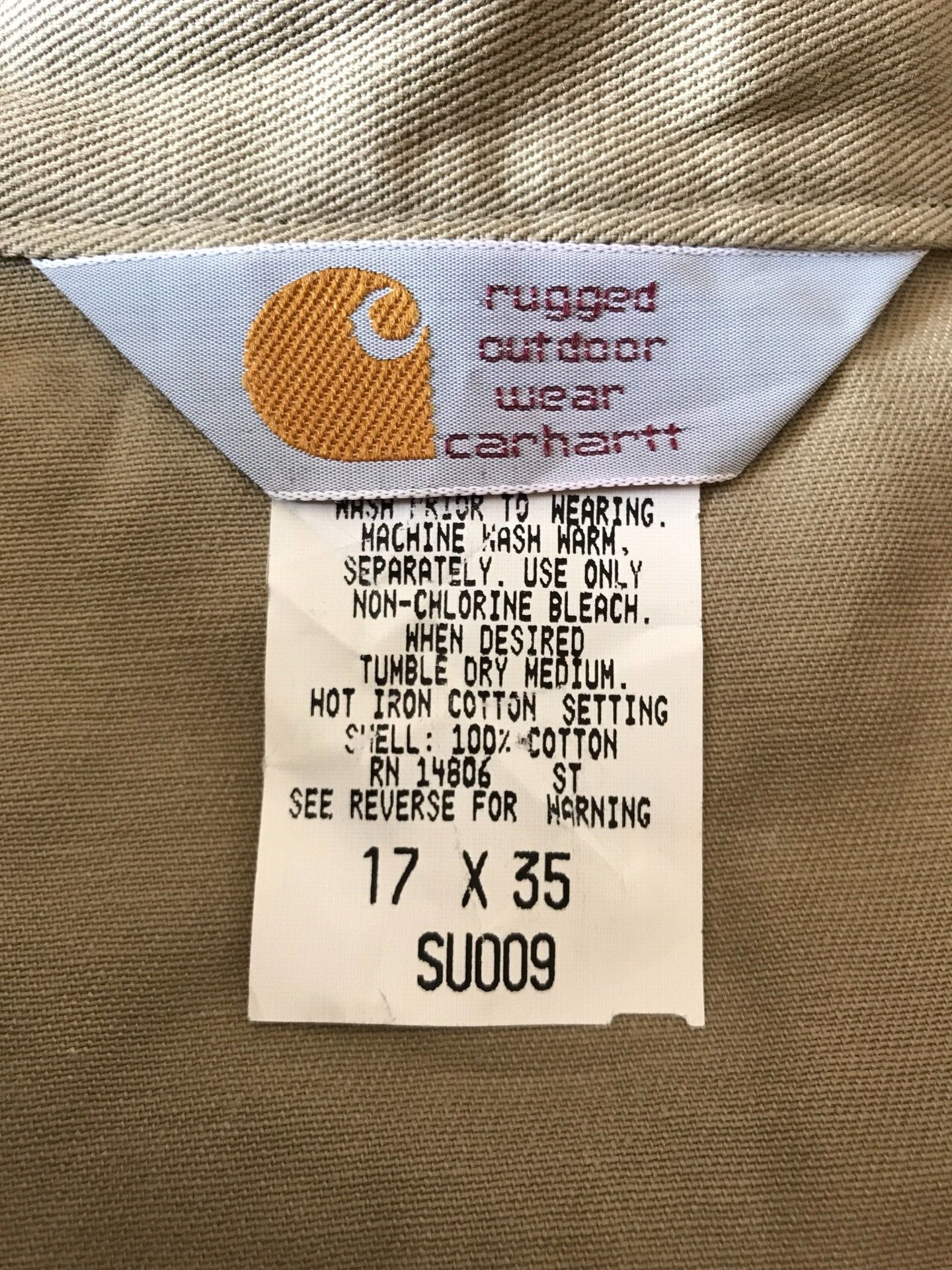 Carhartt Carhartt SU009 Khaki Western Shirt Size US M / EU 48-50 / 2 - 8 Thumbnail