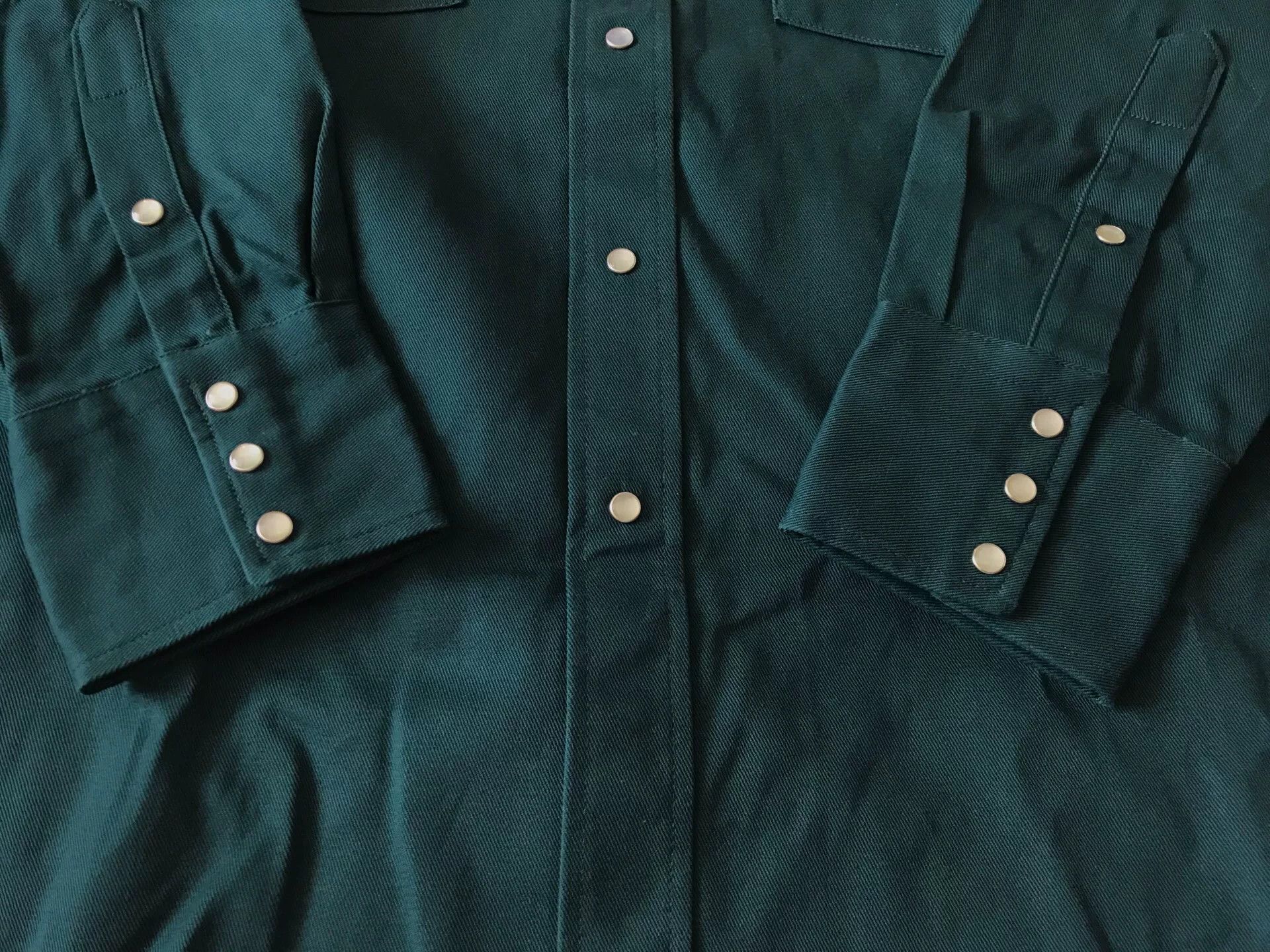 Carhartt Carhartt S01 HTG Hunter Green Western Shirt Size US M / EU 48-50 / 2 - 6 Thumbnail