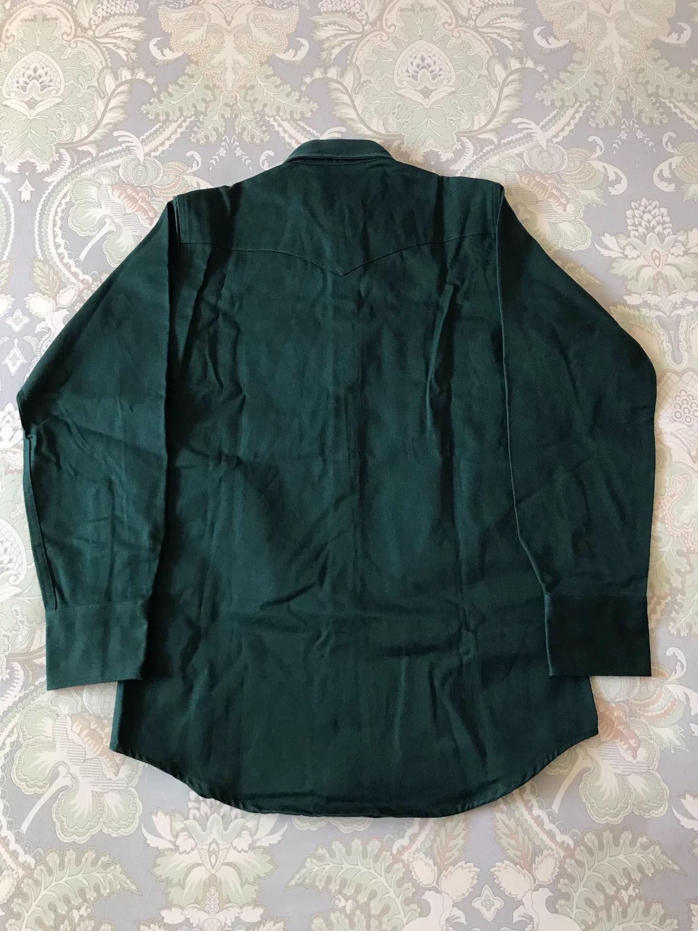 Carhartt Carhartt S01 HTG Hunter Green Western Shirt Size US M / EU 48-50 / 2 - 2 Thumbnail