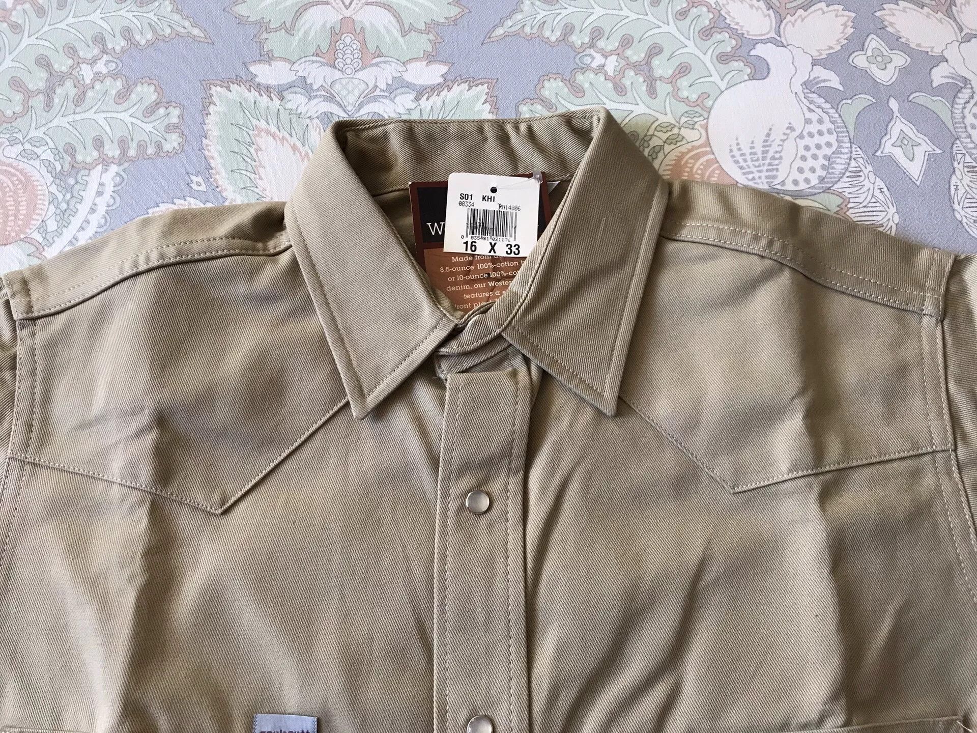 Carhartt Carhartt S01 KHI 16×33 Western Shirt Size US M / EU 48-50 / 2 - 5 Thumbnail
