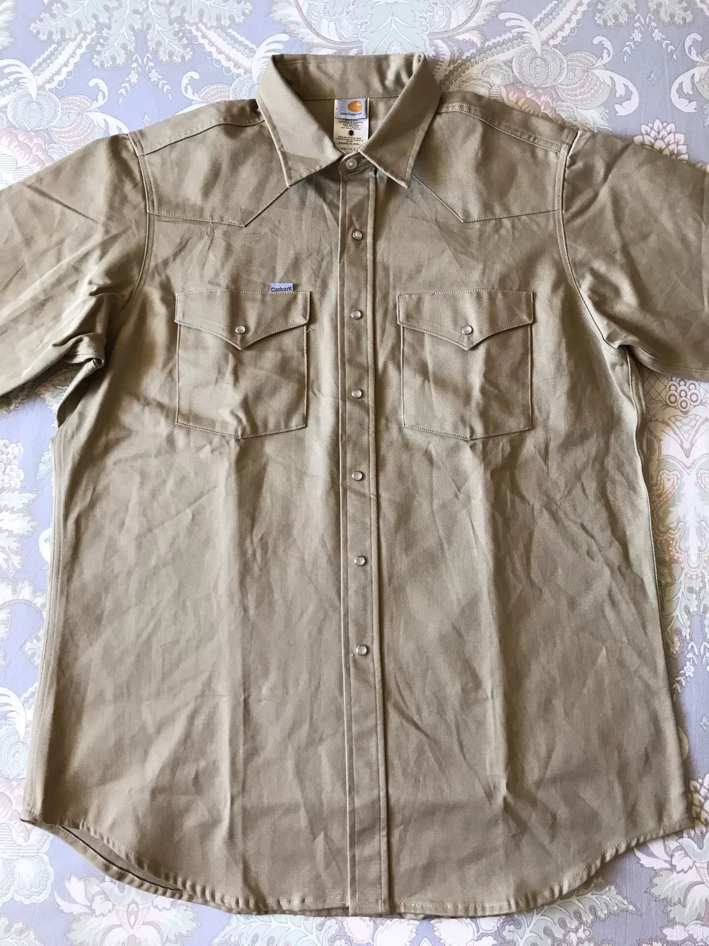 Carhartt Carhartt S01 KHI Western Shirt Size US M / EU 48-50 / 2 - 3 Thumbnail