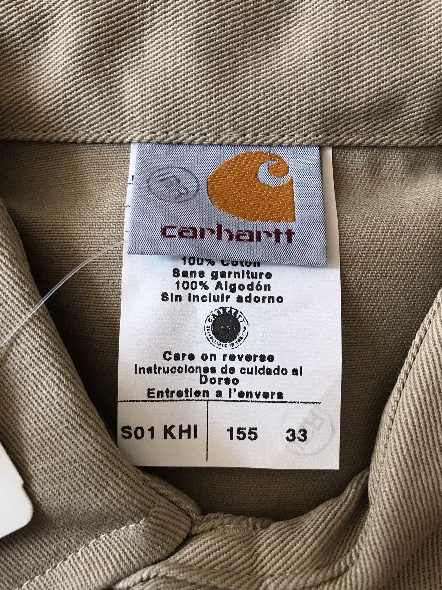 Carhartt Carhartt S01 KHI Western Shirt Size US M / EU 48-50 / 2 - 7 Thumbnail