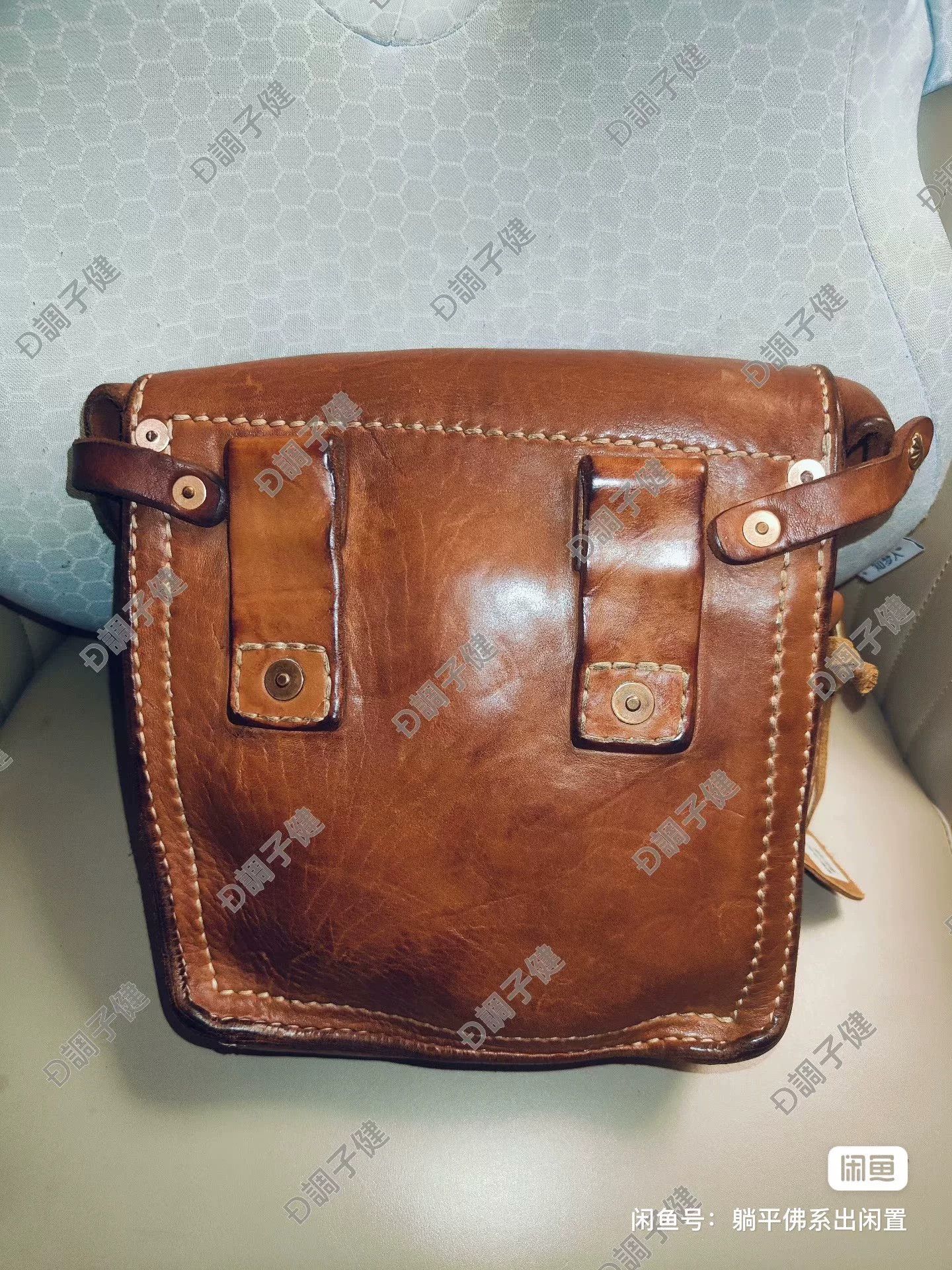 Other Handcrafted Horse Leather French Schoolbag Size ONE SIZE - 6 Thumbnail