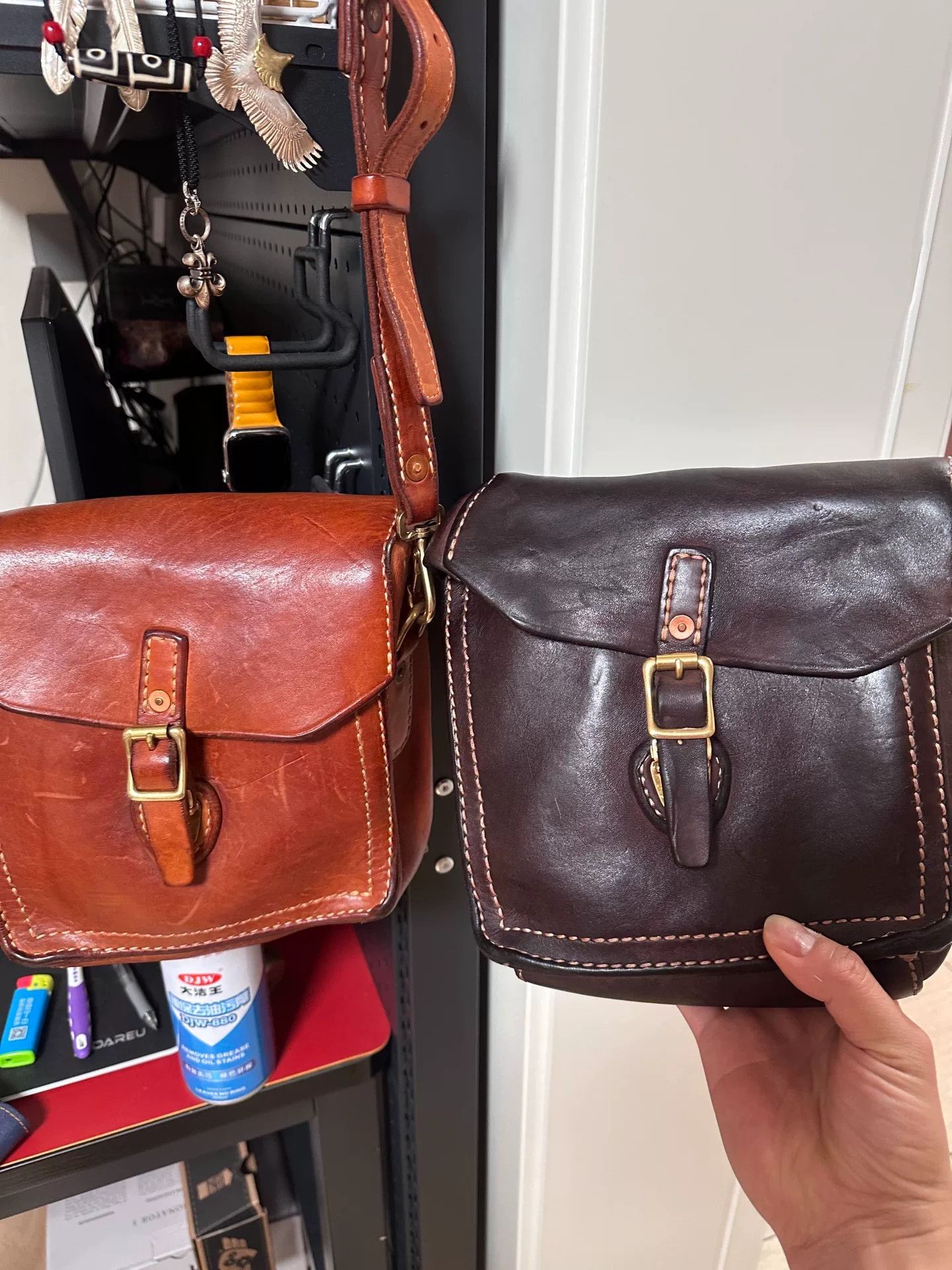 Other Handcrafted Horse Leather French Schoolbag Size ONE SIZE - 2 Thumbnail
