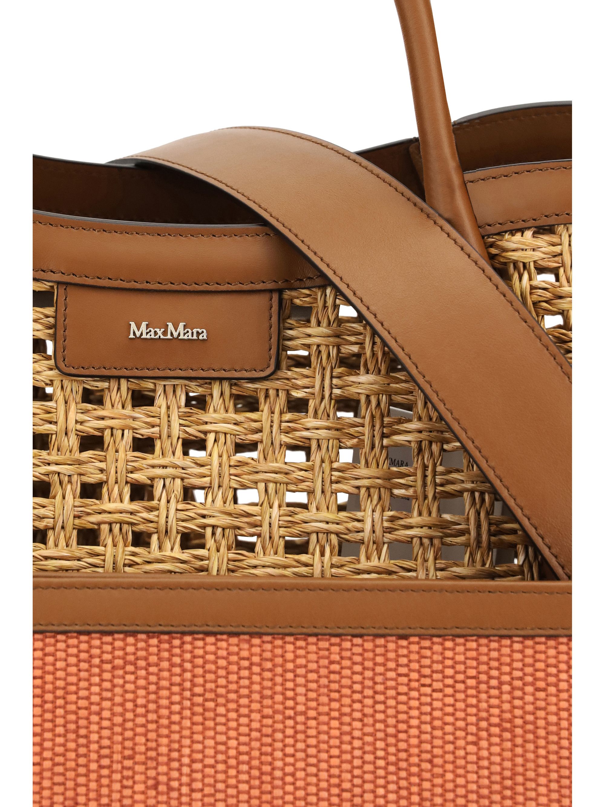 Max Mara Raffia Marine Tote Bag Size ONE SIZE - 4 Thumbnail
