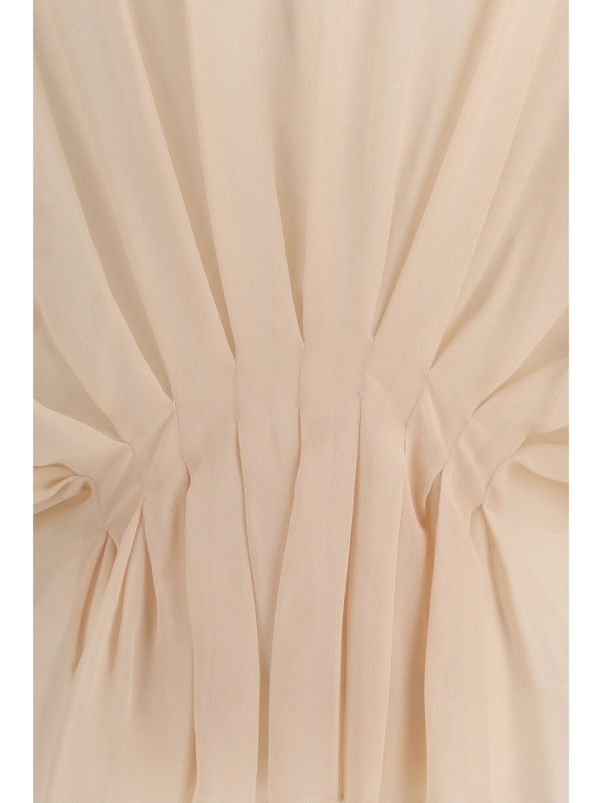 Max Mara Cape-Style Silk Shirt Size M / US 6-8 / IT 42-44 - 4 Thumbnail