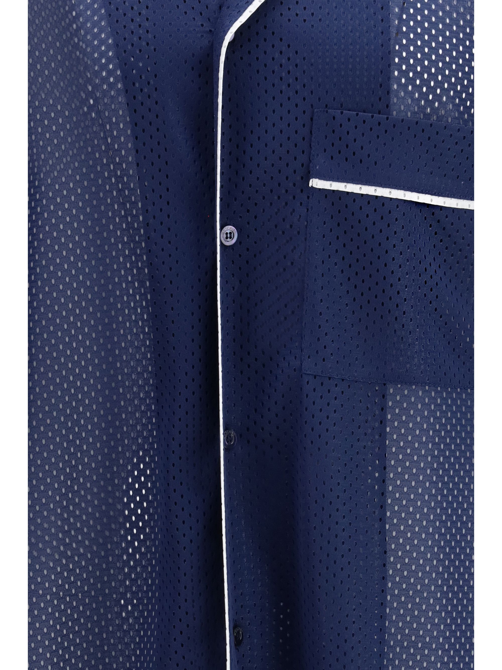 Moschino Technical mesh Shirt with reversed 22 print Size US XL / EU 56 / 4 - 3 Thumbnail