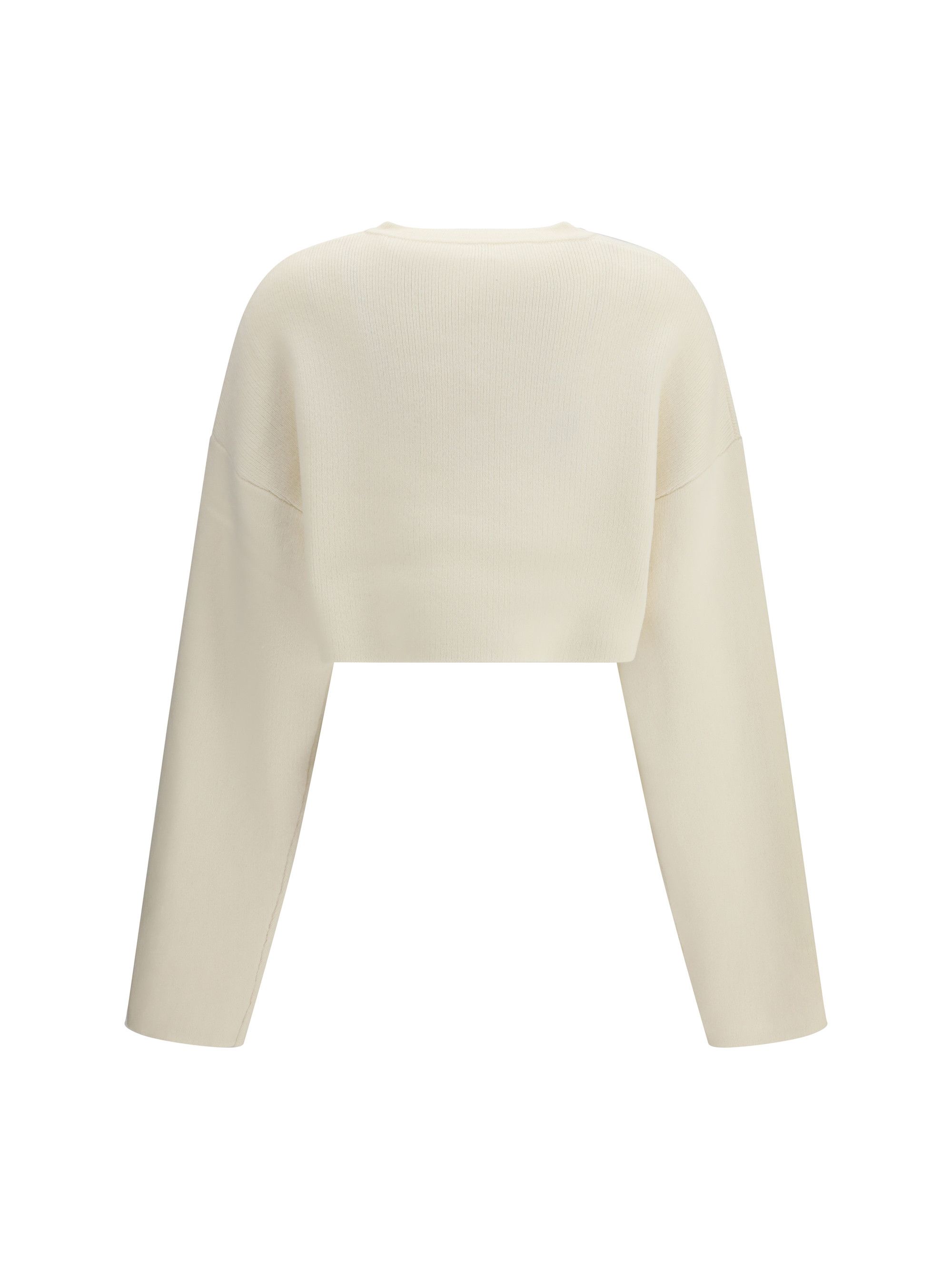 Toteme Cropped crewneck Cardigan with button fastening Size S / US 4 / IT 40 - 2 Thumbnail