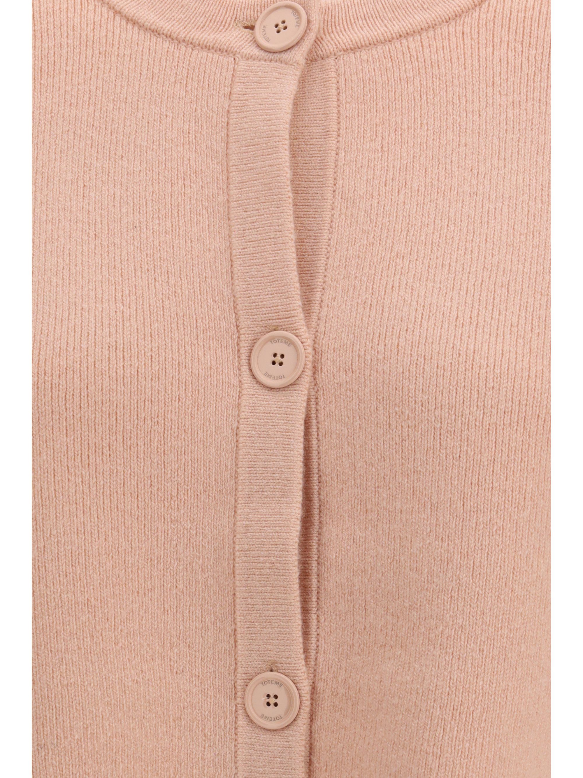 Toteme Cropped crewneck Cardigan with button fastening Size S / US 4 / IT 40 - 3 Thumbnail