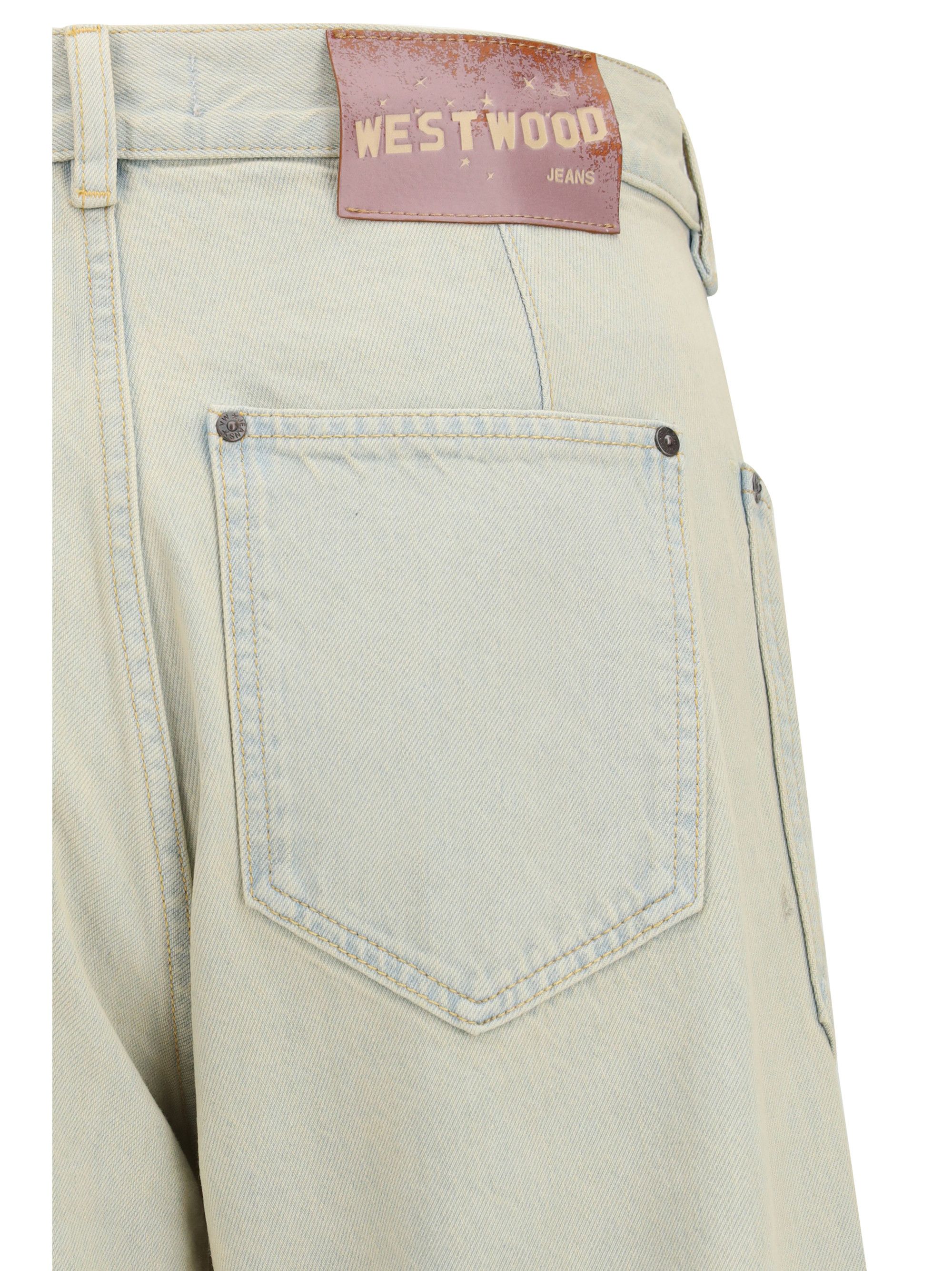 Vivienne Westwood Jeans in cotton with patch pockets Size US 32 / EU 48 - 3 Thumbnail