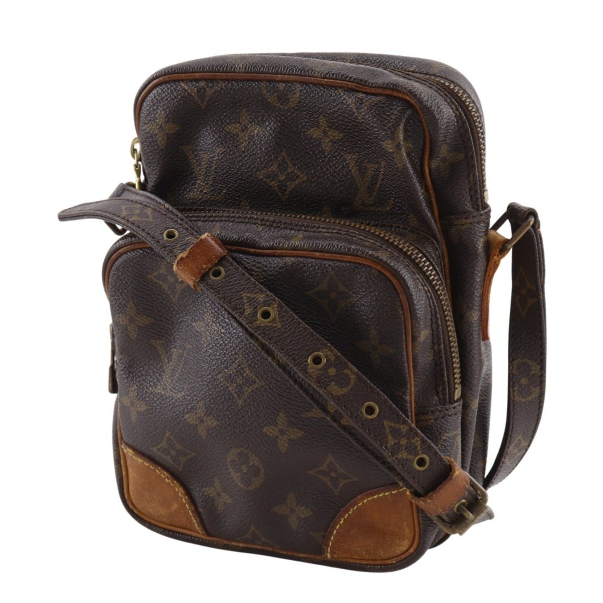 Louis Vuitton Louis Vuitton Amazon Shoulder Bag, Vintage, M45236, Monogram Canvas, 1986, Brown, 863TH, Zipper Closure, Women's. Size ONE SIZE - 2 Thumbnail