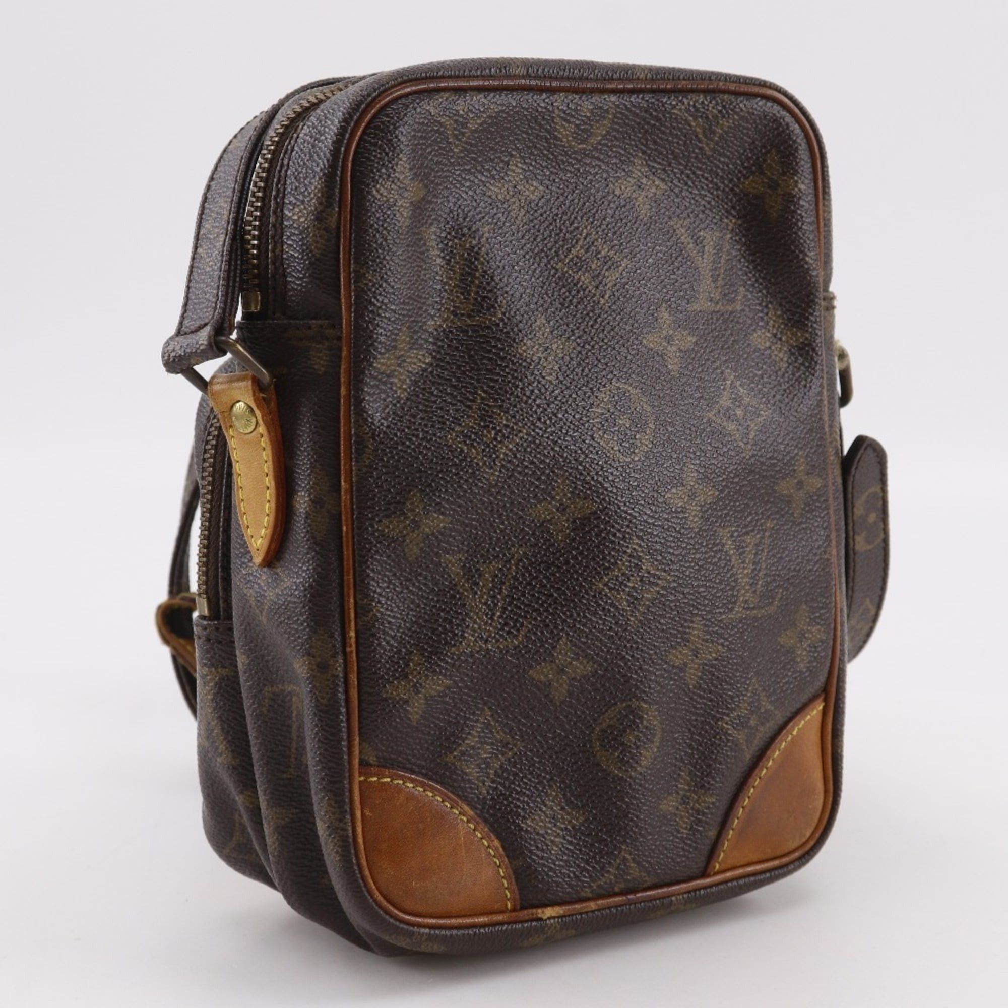 Louis Vuitton Louis Vuitton Amazon Shoulder Bag, Vintage, M45236, Monogram Canvas, 1986, Brown, 863TH, Zipper Closure, Women's. Size ONE SIZE - 3 Thumbnail