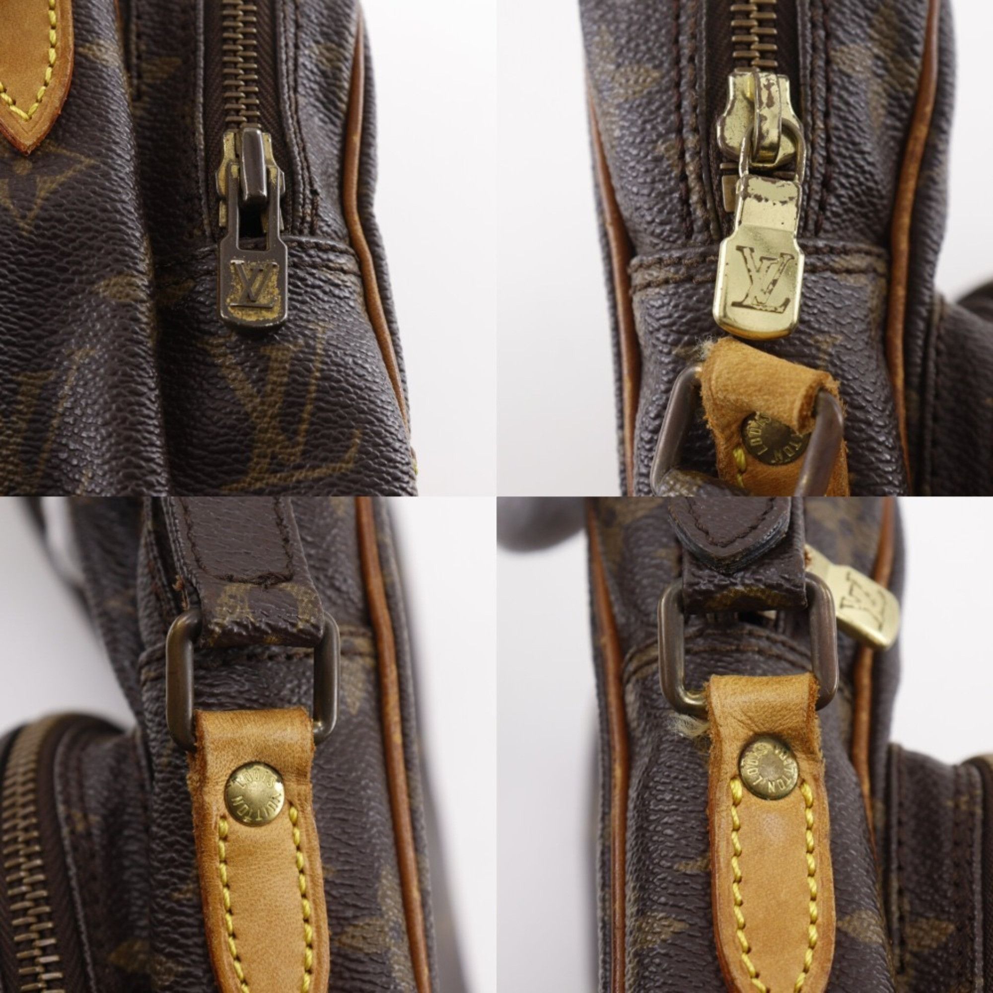 Louis Vuitton Louis Vuitton Amazon Shoulder Bag, Vintage, M45236, Monogram Canvas, 1986, Brown, 863TH, Zipper Closure, Women's. Size ONE SIZE - 15 Thumbnail