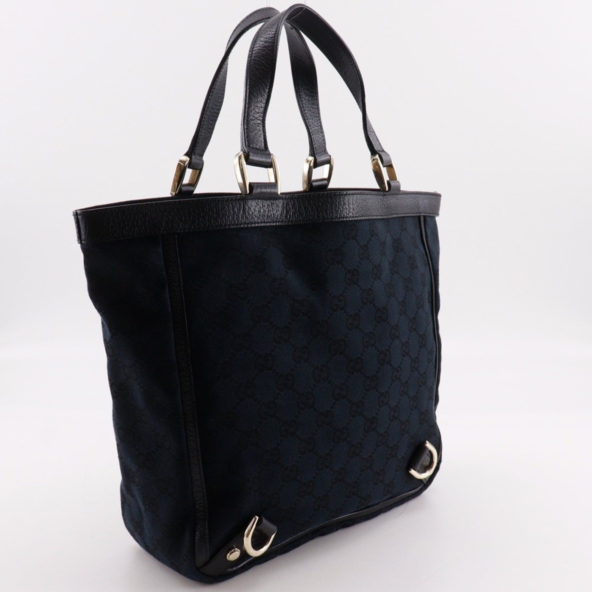 Gucci Gucci Abbey Handbag Tote Bag 130739 GG Canvas Black A5 Open Women's Size ONE SIZE - 3 Thumbnail