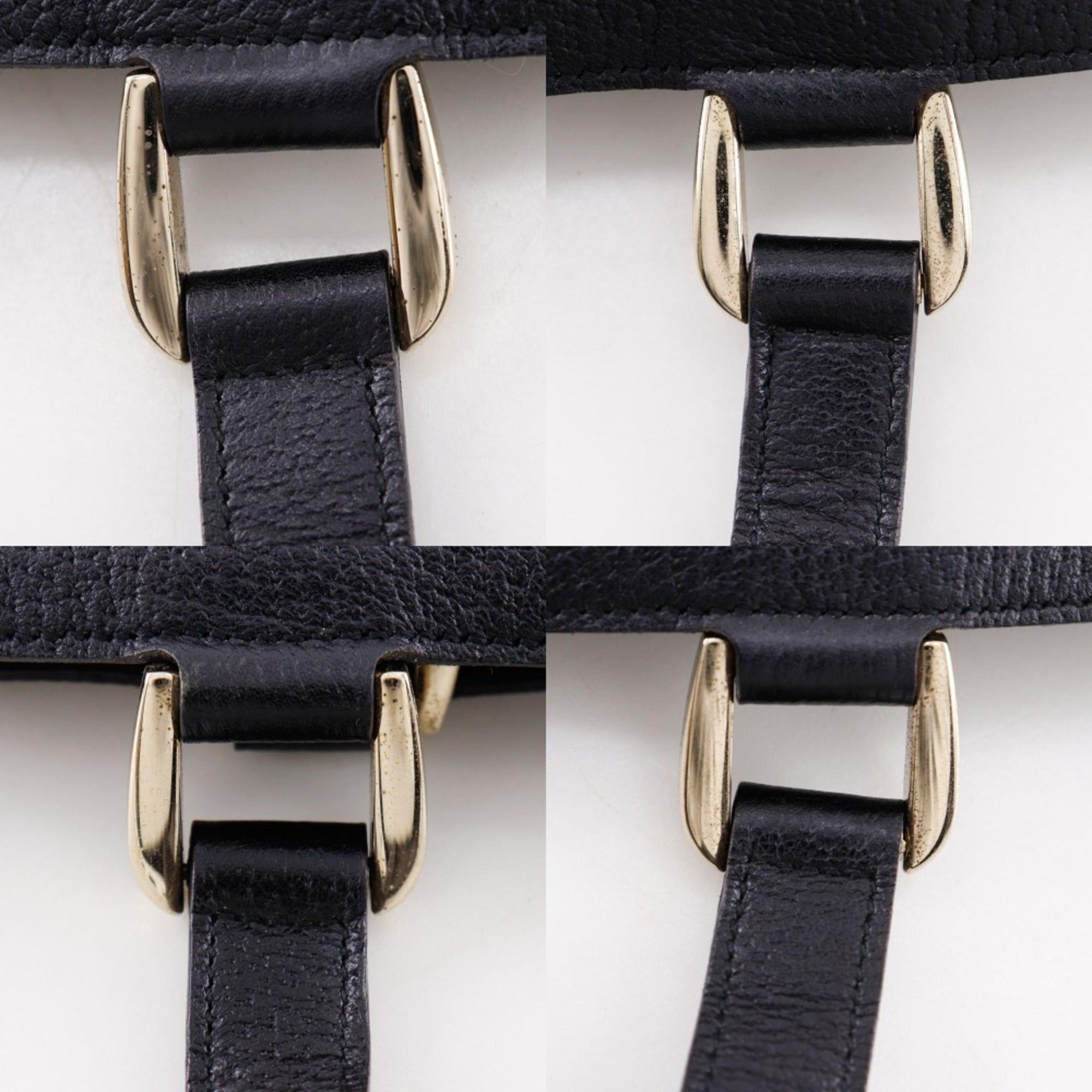 Gucci Gucci Abbey Handbag Tote Bag 130739 GG Canvas Black A5 Open Women's Size ONE SIZE - 15 Thumbnail