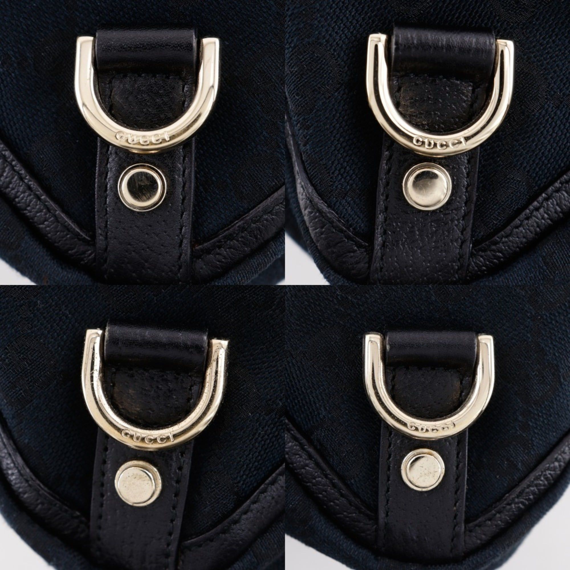 Gucci Gucci Abbey Handbag Tote Bag 130739 GG Canvas Black A5 Open Women's Size ONE SIZE - 14 Thumbnail