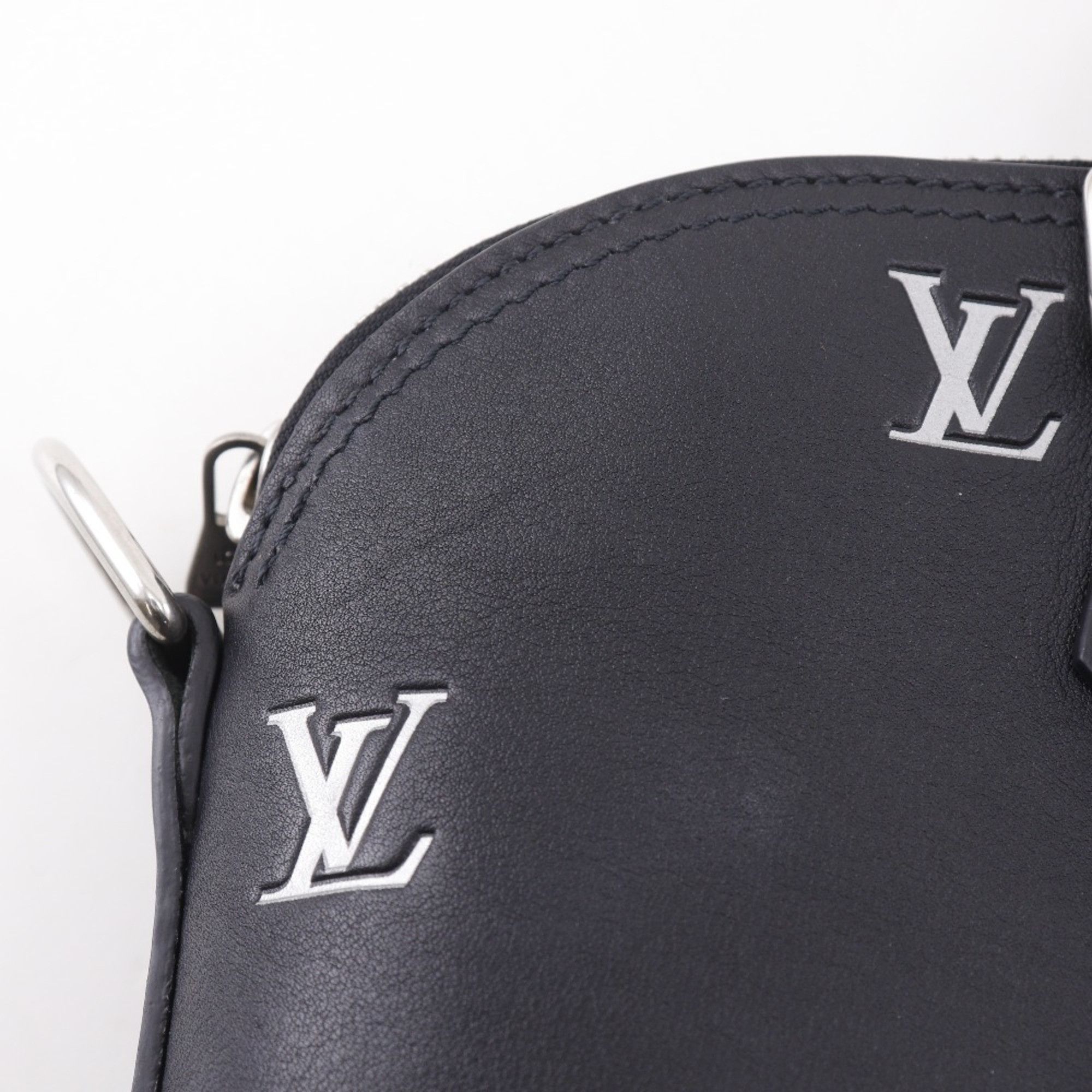 Louis Vuitton Louis Vuitton Alma EW Handbag, 2-Way Shoulder Bag, M24529, Calfskin, Black, 2-Way, A5 Size, Double Zipper, Women's Size ONE SIZE - 14 Thumbnail