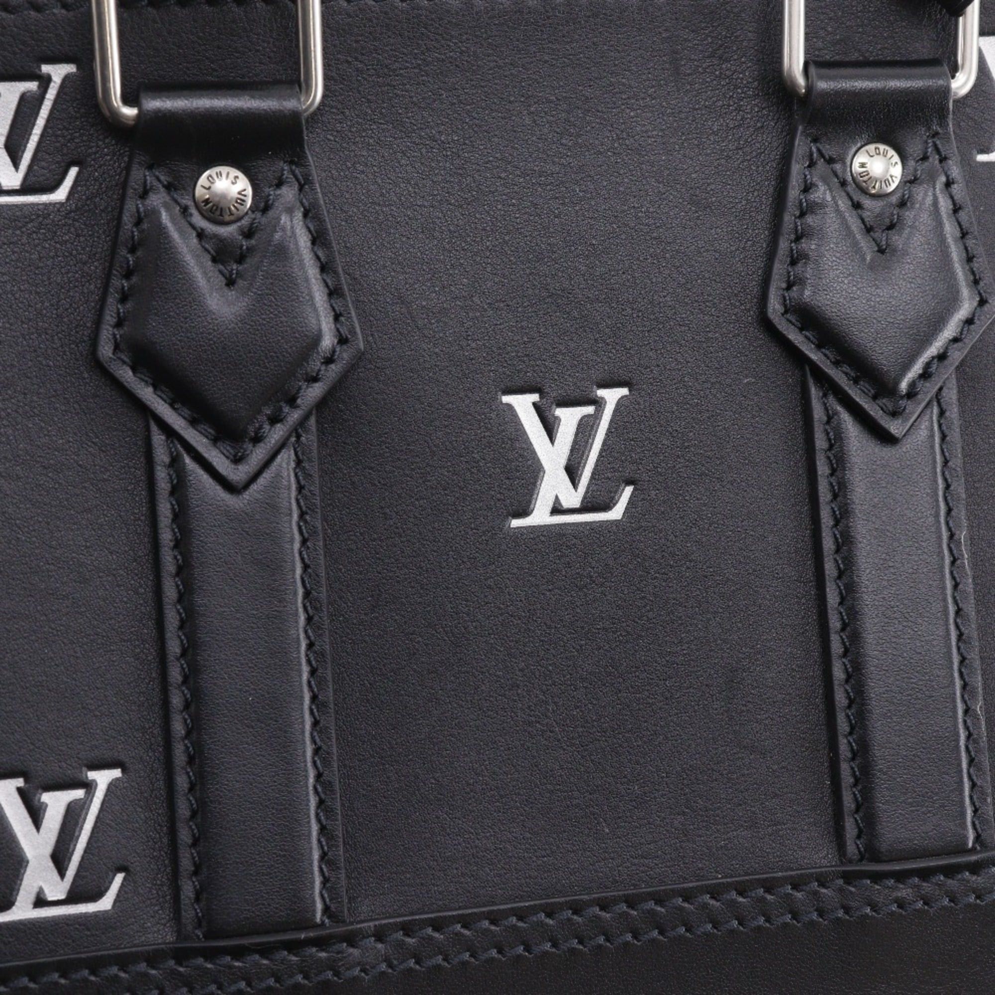 Louis Vuitton Louis Vuitton Alma EW Handbag, 2-Way Shoulder Bag, M24529, Calfskin, Black, 2-Way, A5 Size, Double Zipper, Women's Size ONE SIZE - 13 Thumbnail