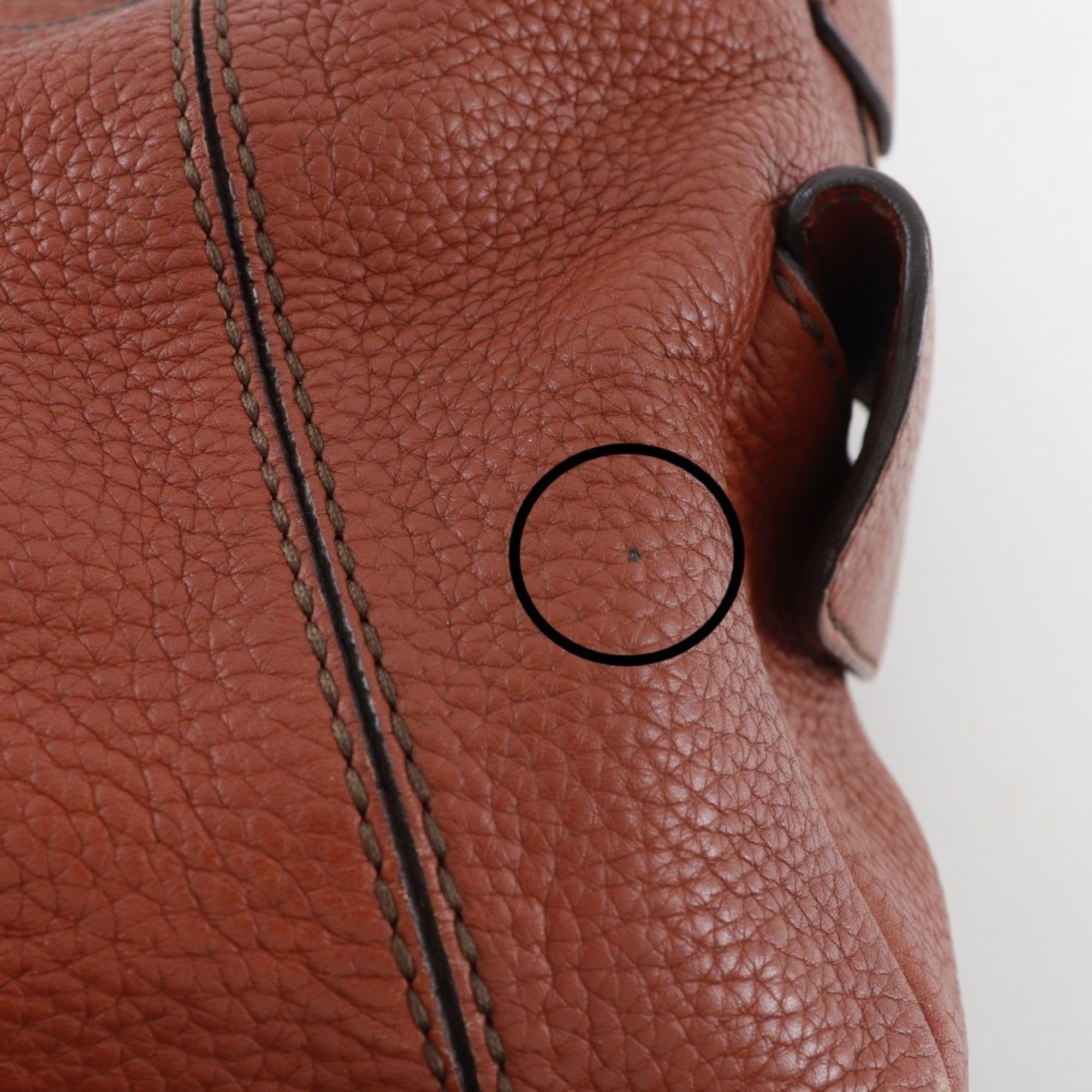 Tod's Tod's (TOD'S) Leather Shoulder Bag, Brown, A5 Size, Zipper Closure, Women's Size ONE SIZE - 10 Thumbnail