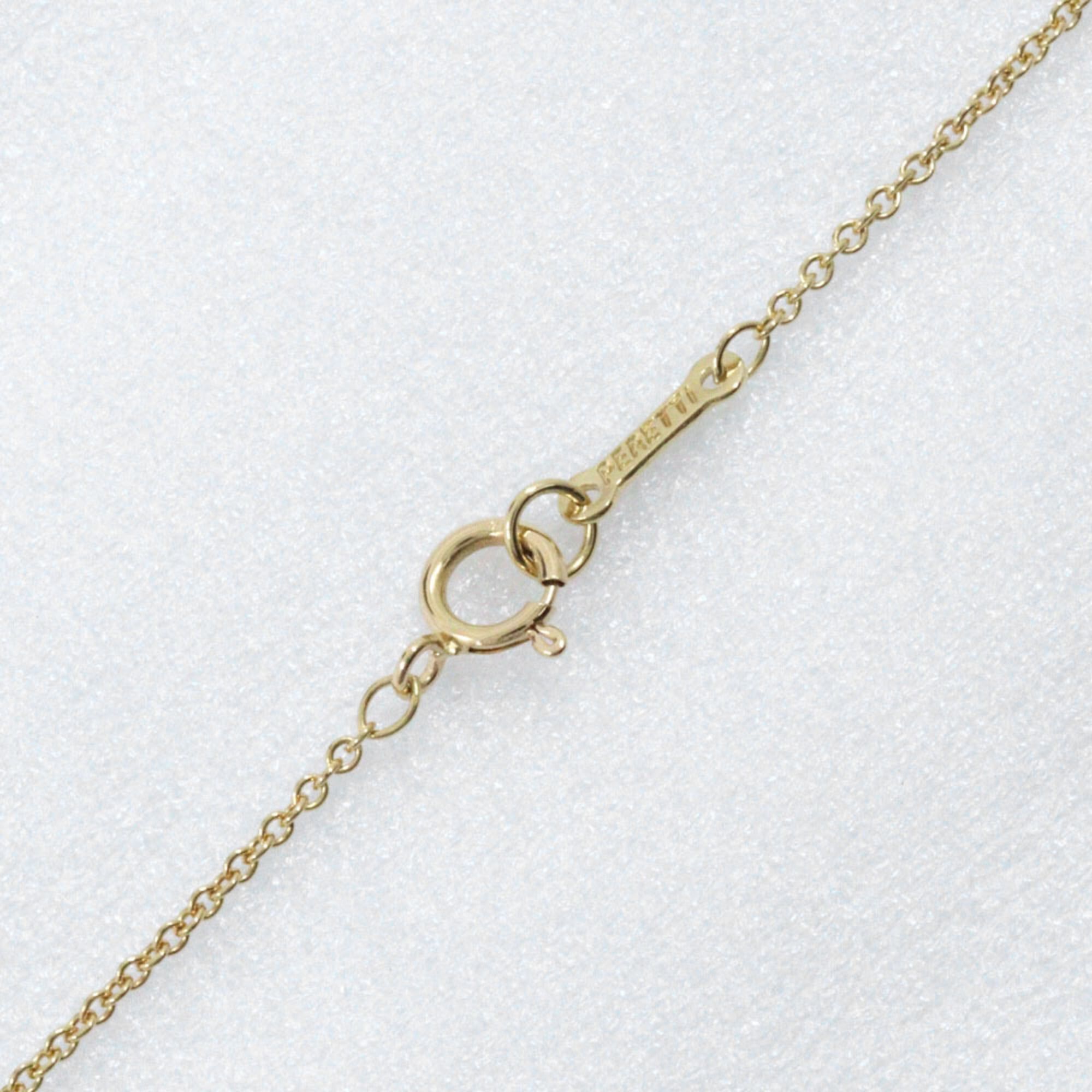 Tiffany & Co. Tiffany & Co. Full Heart Pavé Necklace by Elsa Peretti, 18K Yellow Gold with Diamonds, Design, Approx. 4.9g, Women's. Size ONE SIZE - 9 Thumbnail