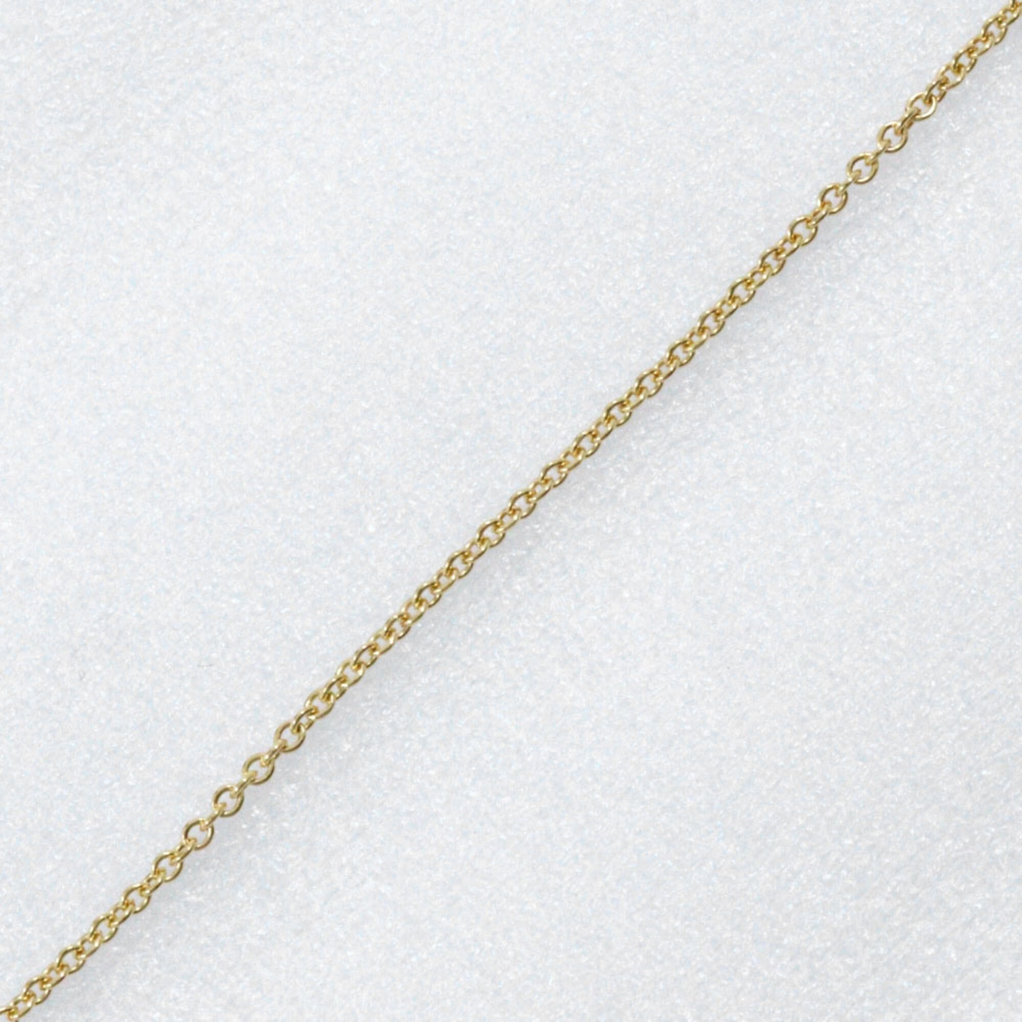 Tiffany & Co. Tiffany & Co. Full Heart Pavé Necklace by Elsa Peretti, 18K Yellow Gold with Diamonds, Design, Approx. 4.9g, Women's. Size ONE SIZE - 8 Thumbnail